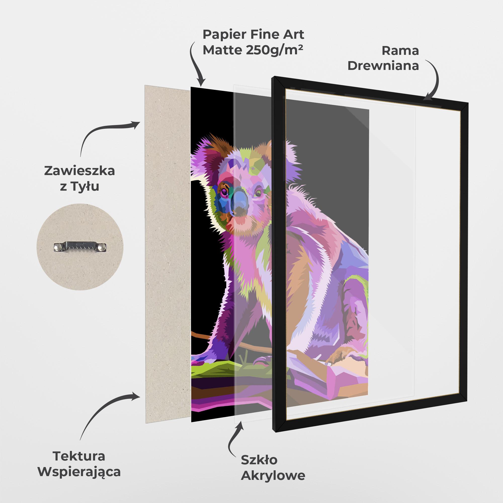 Plakat w Ramie Koala Art mockup 1