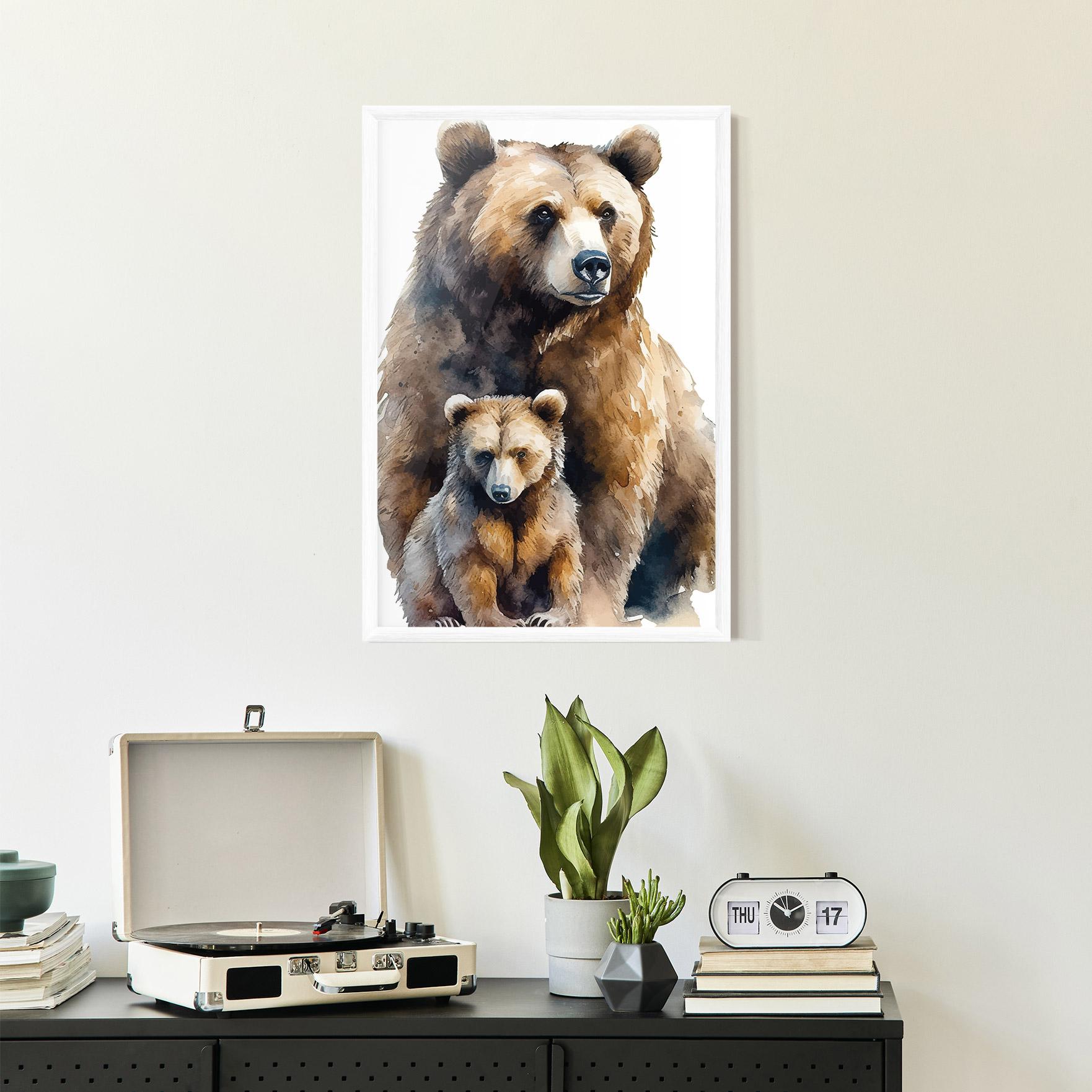 Plakat w Ramie Mama Bear mockup 2