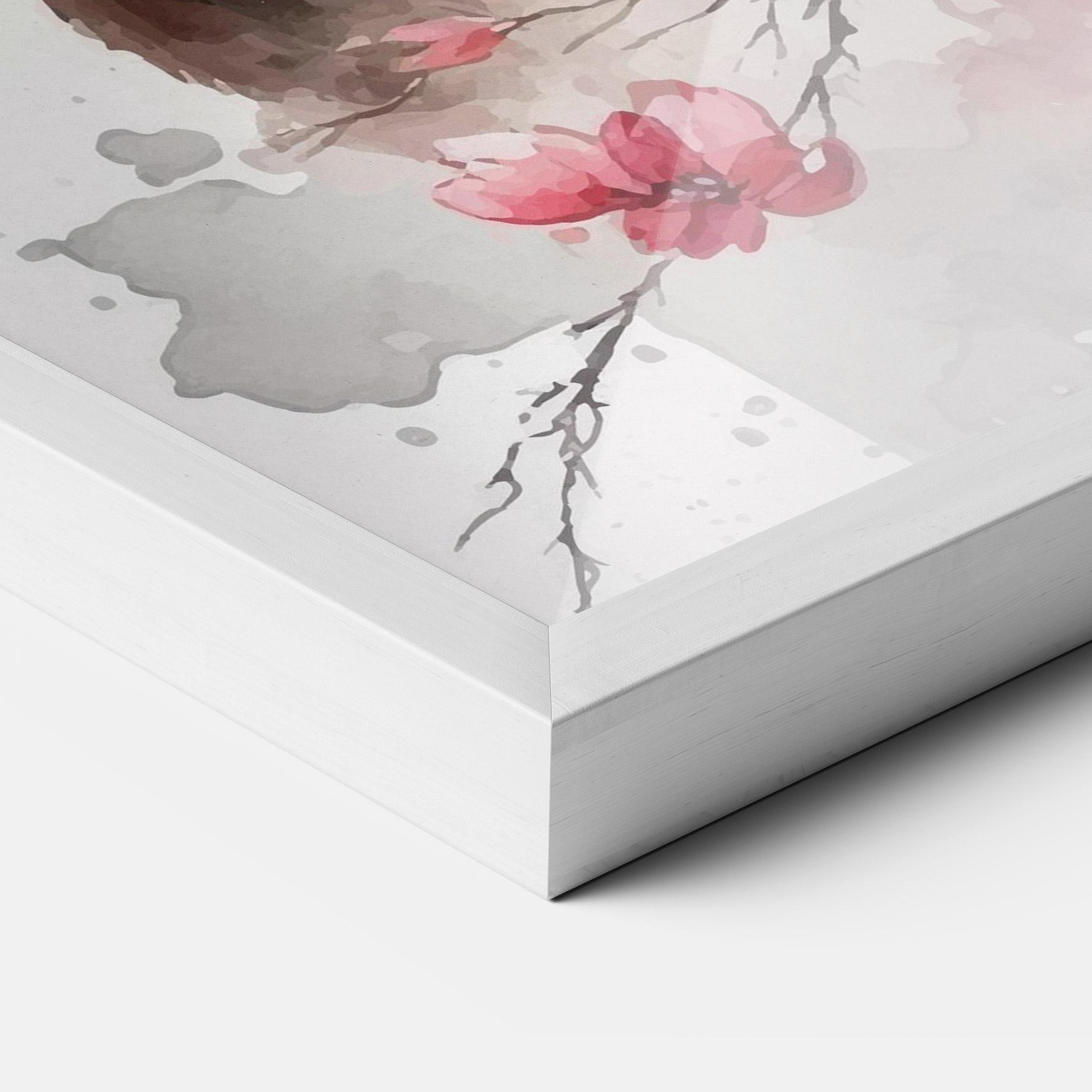 Plakat w Ramie Blossom Panda mockup 3