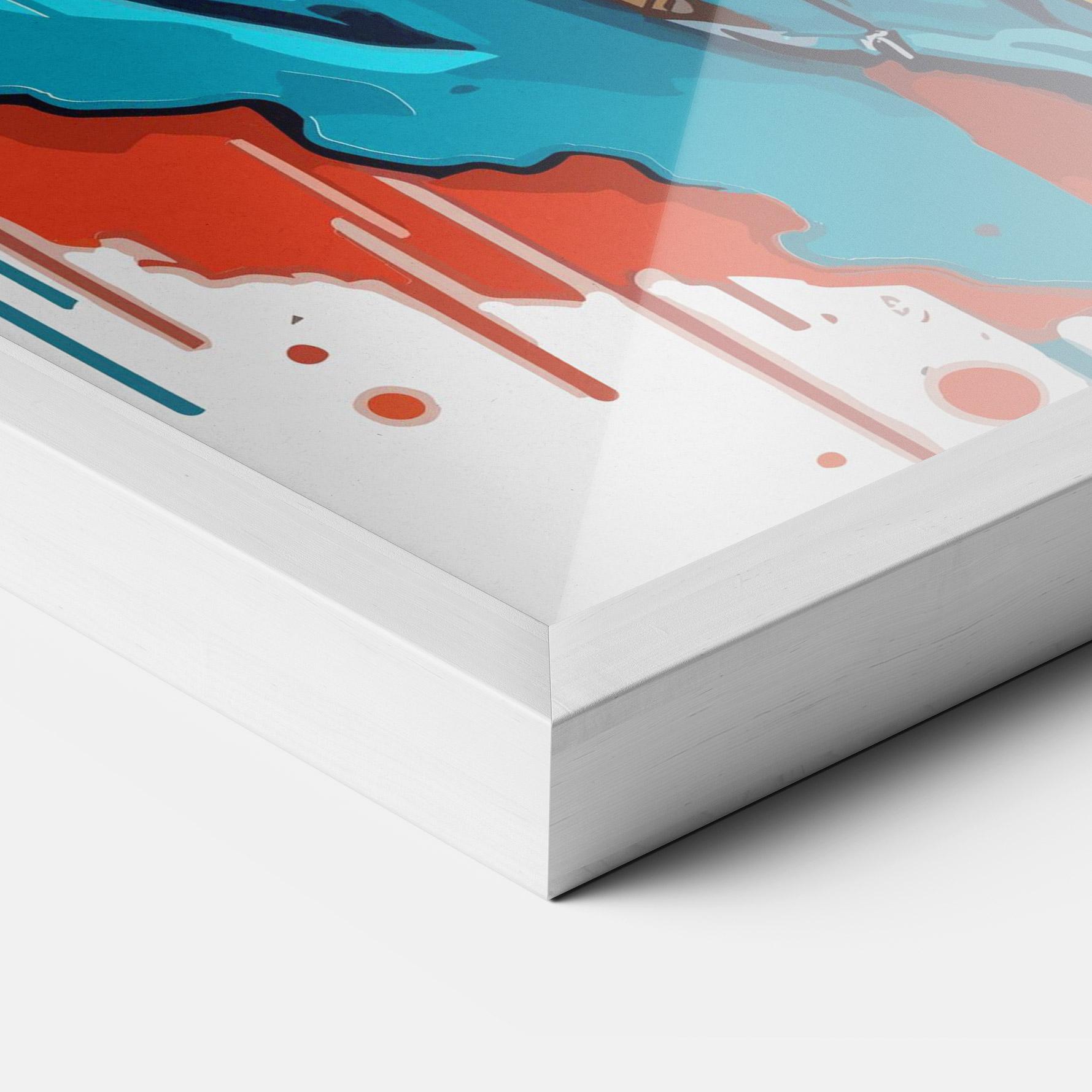 Plakat w Ramie Music Panda mockup 3