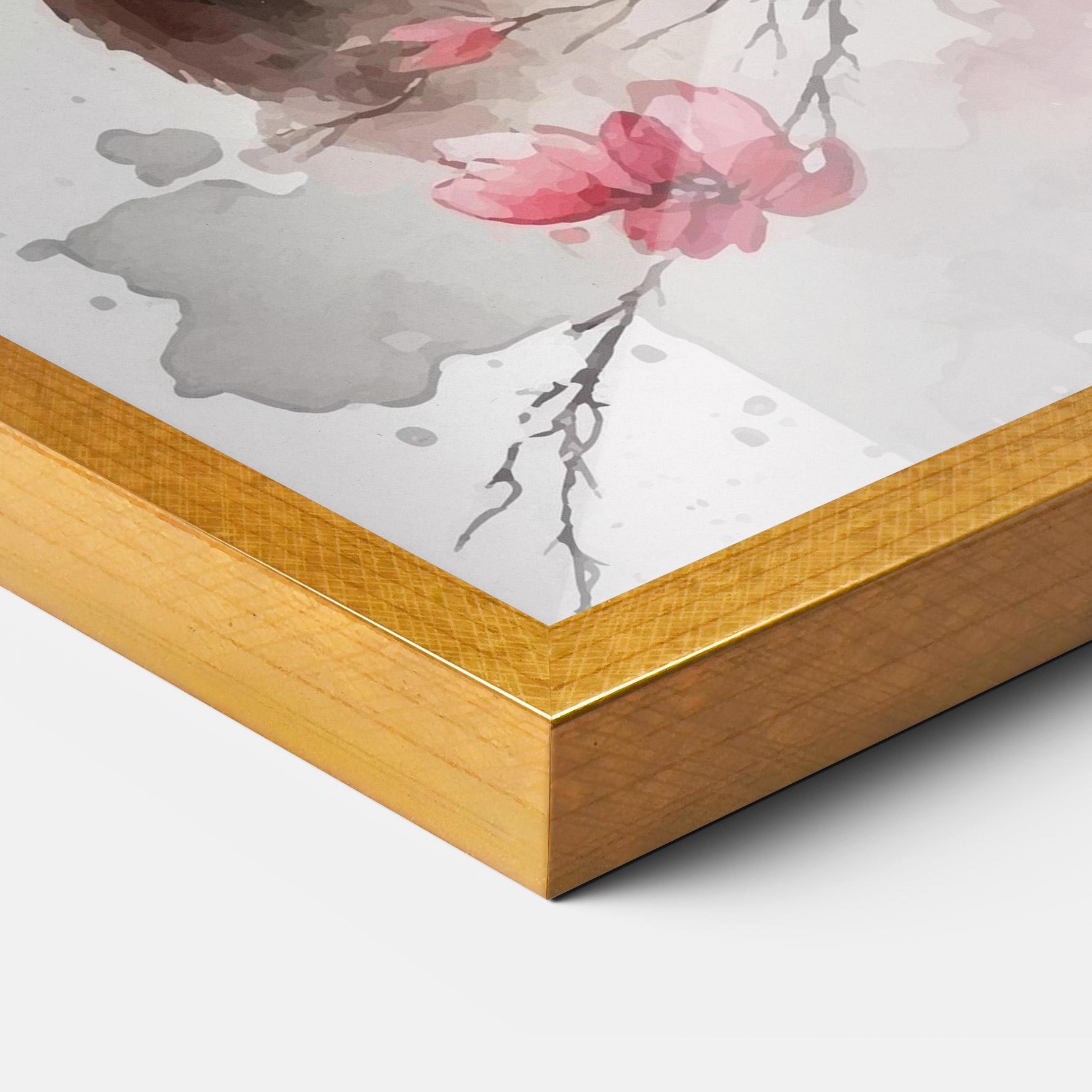 Plakat w Ramie Blossom Panda mockup 3