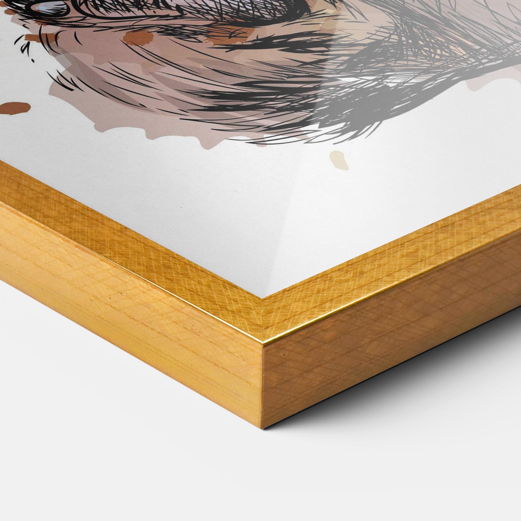 Plakat w Ramie Butterfly Bear mockup 3