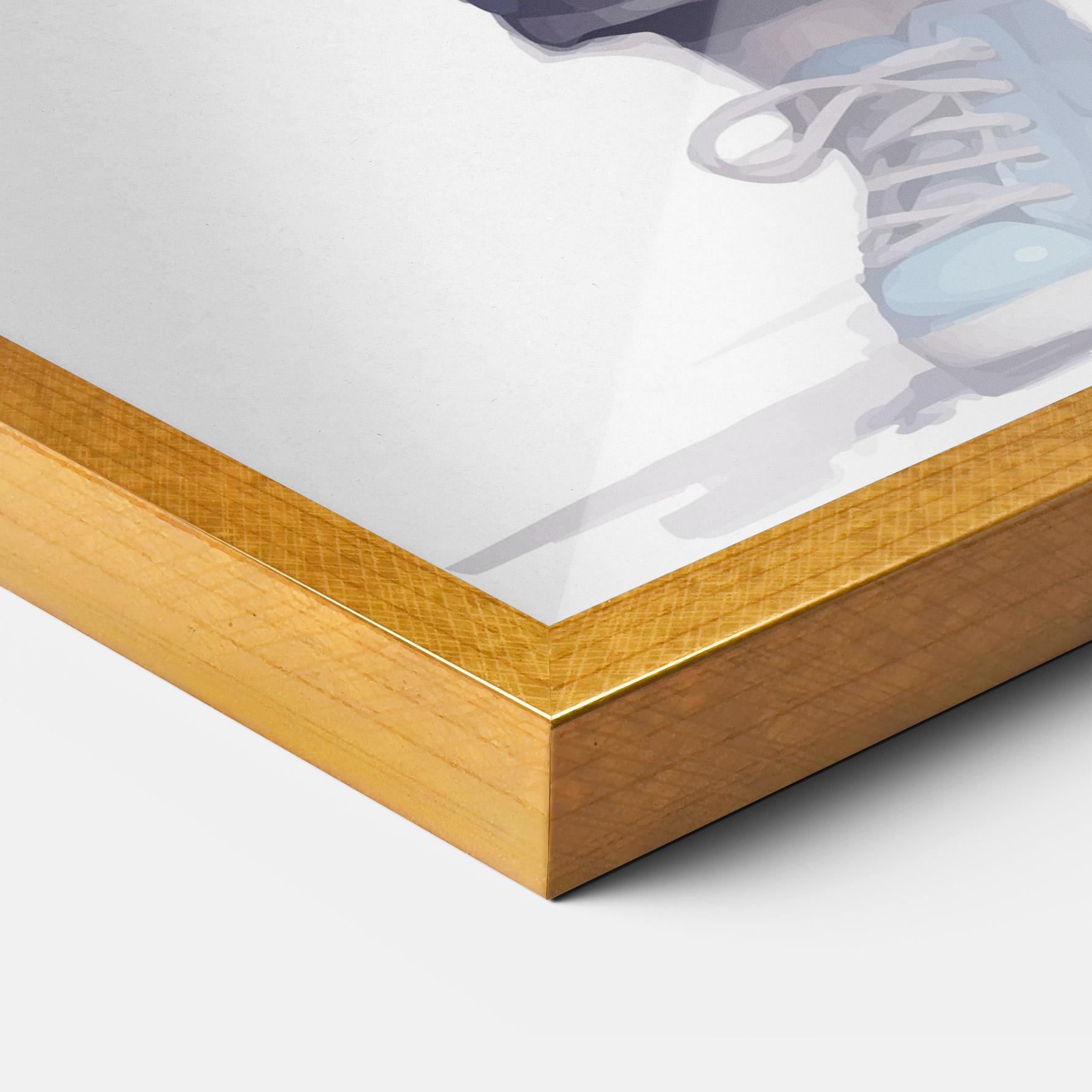 Plakat w Ramie Glasses Bear mockup 3