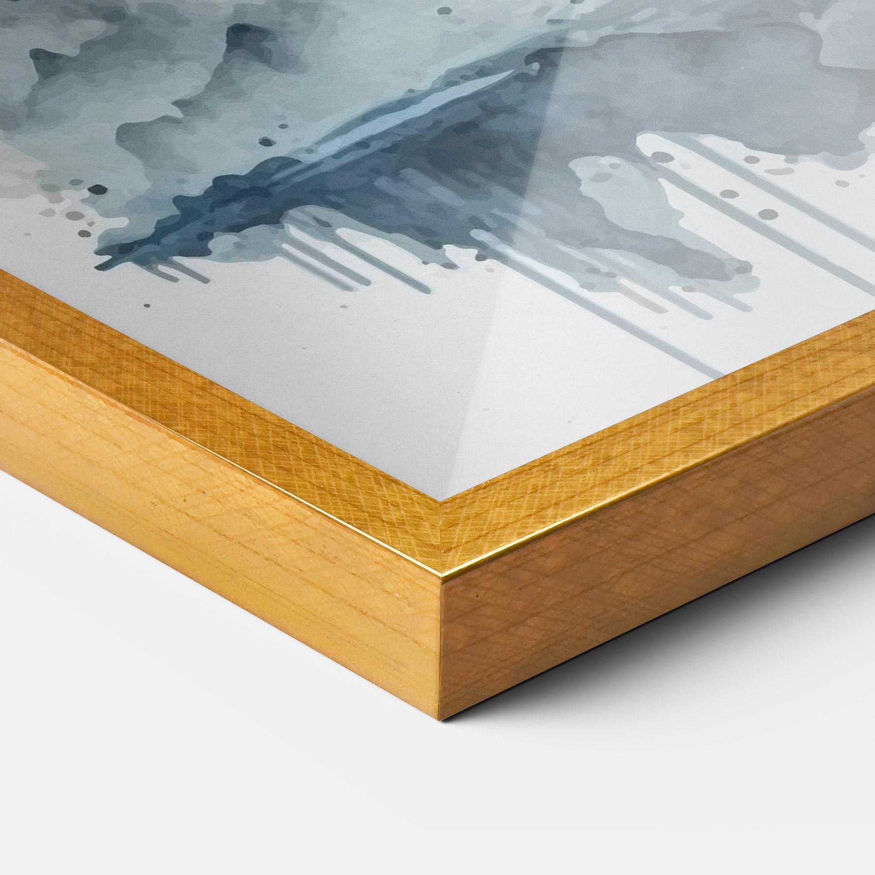 Plakat w Ramie Panda Art mockup 3