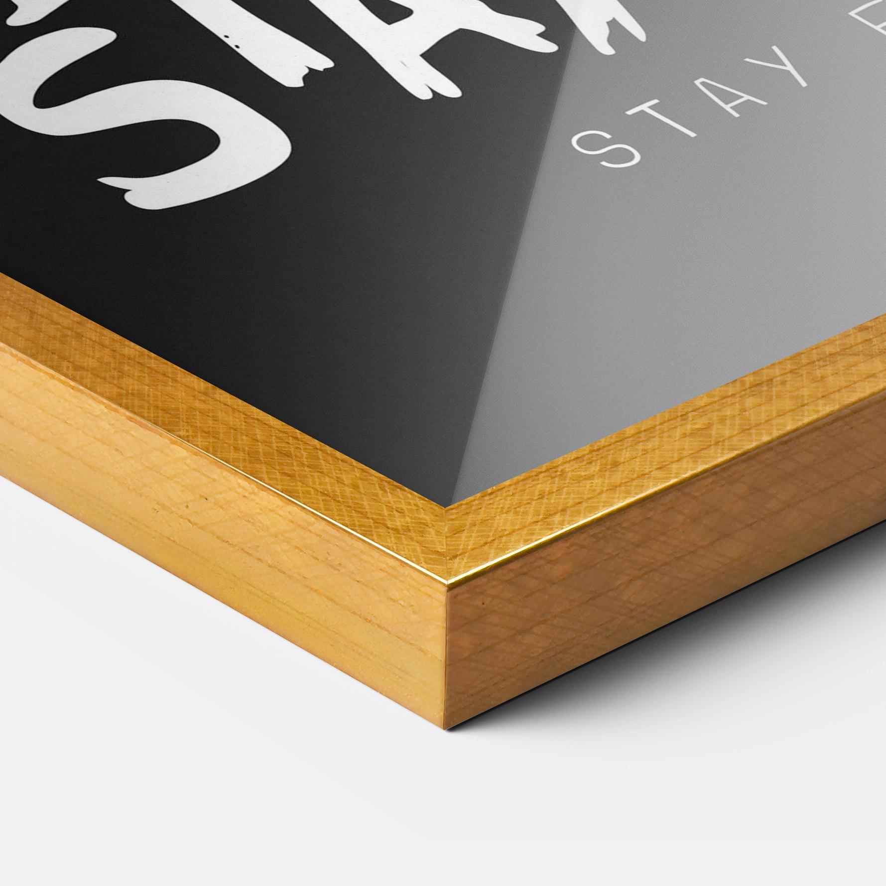 Plakat w Ramie Stay High mockup 3