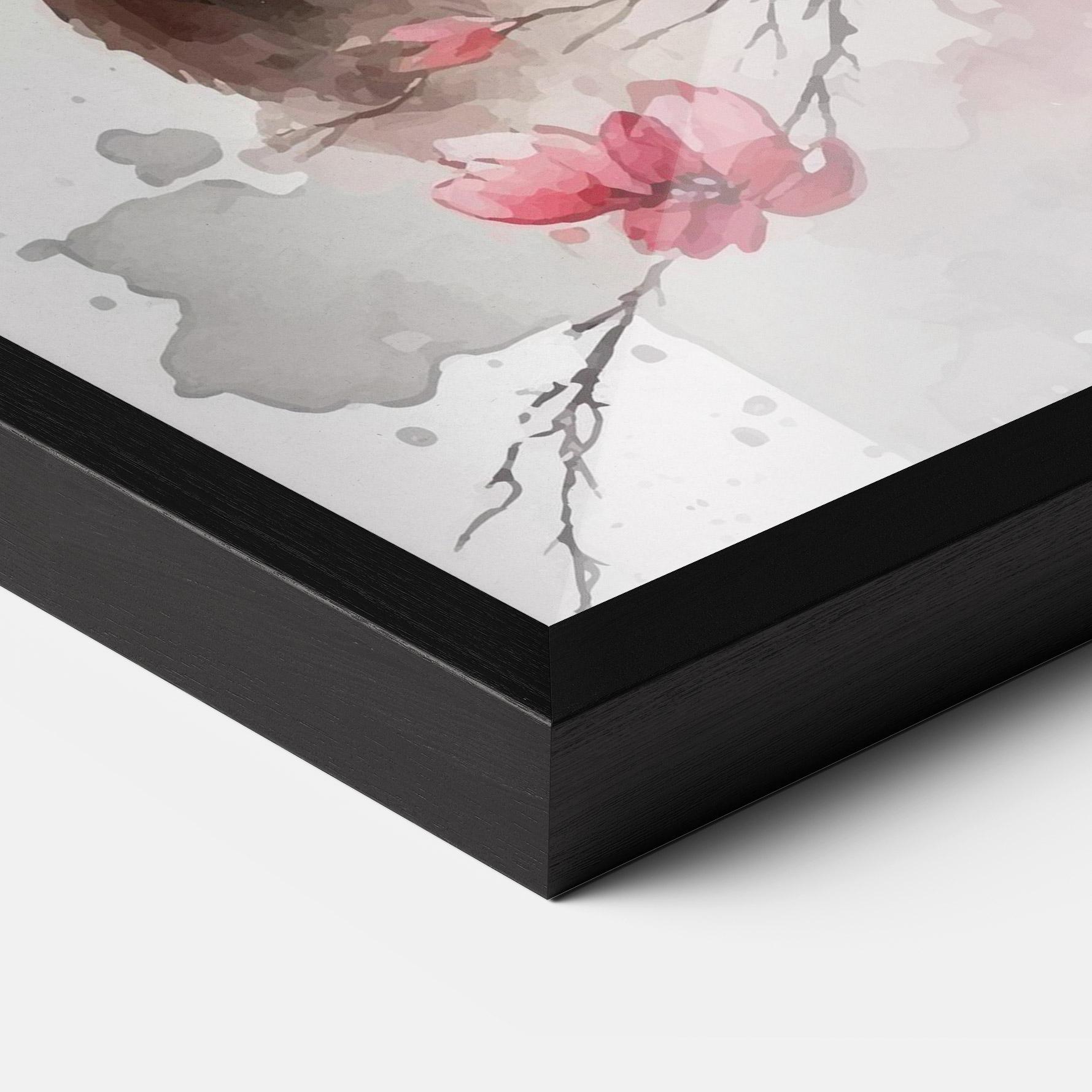 Plakat w Ramie Blossom Panda mockup 3