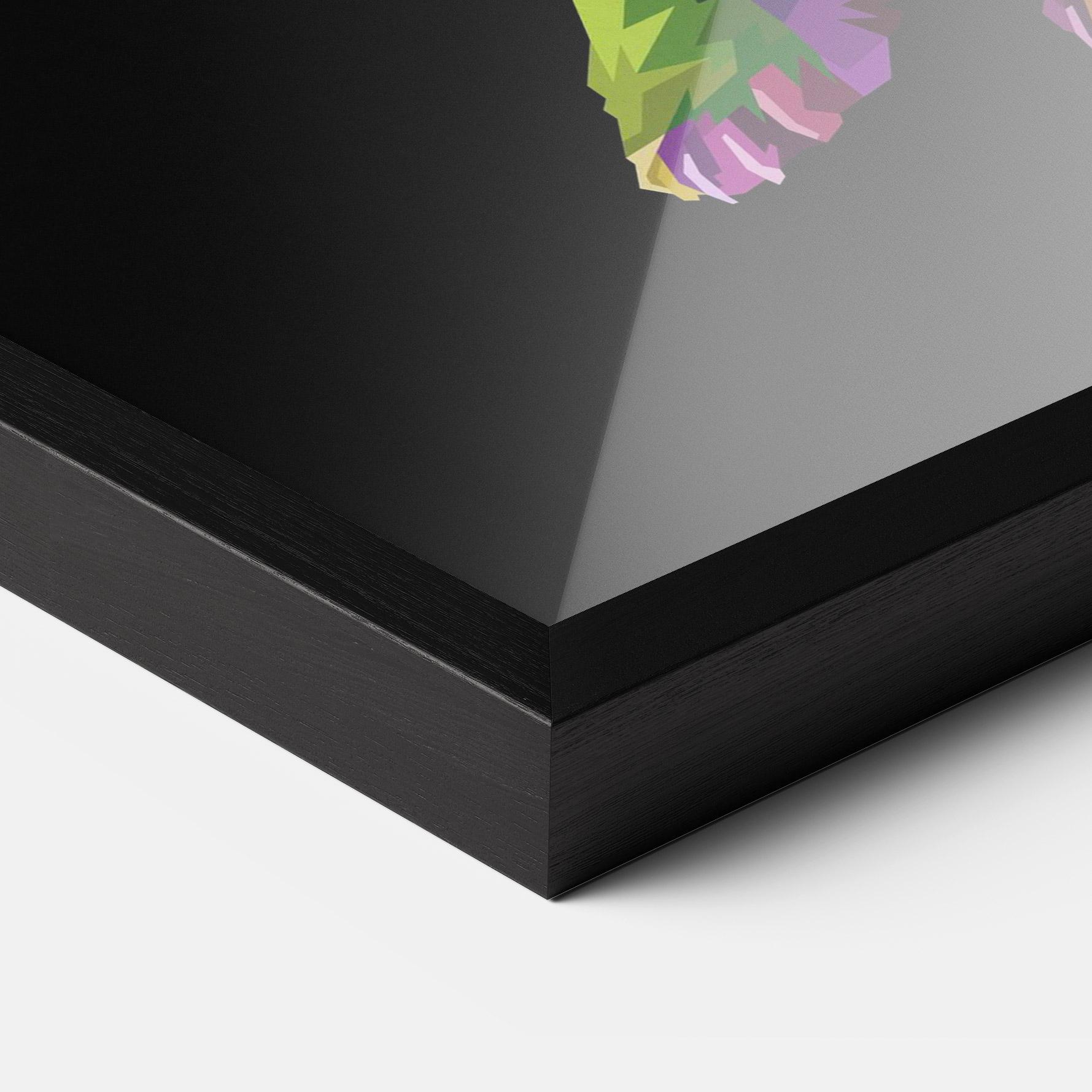 Plakat w Ramie Colorful Icebear mockup 3