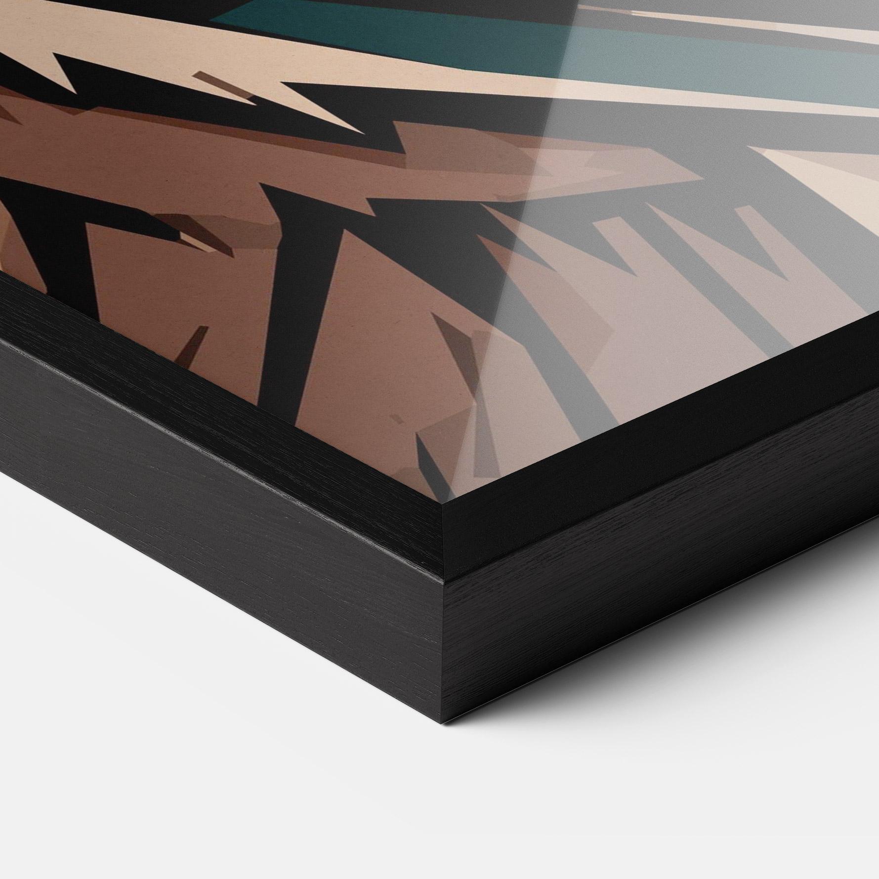 Plakat w Ramie Grizzly Art mockup 3