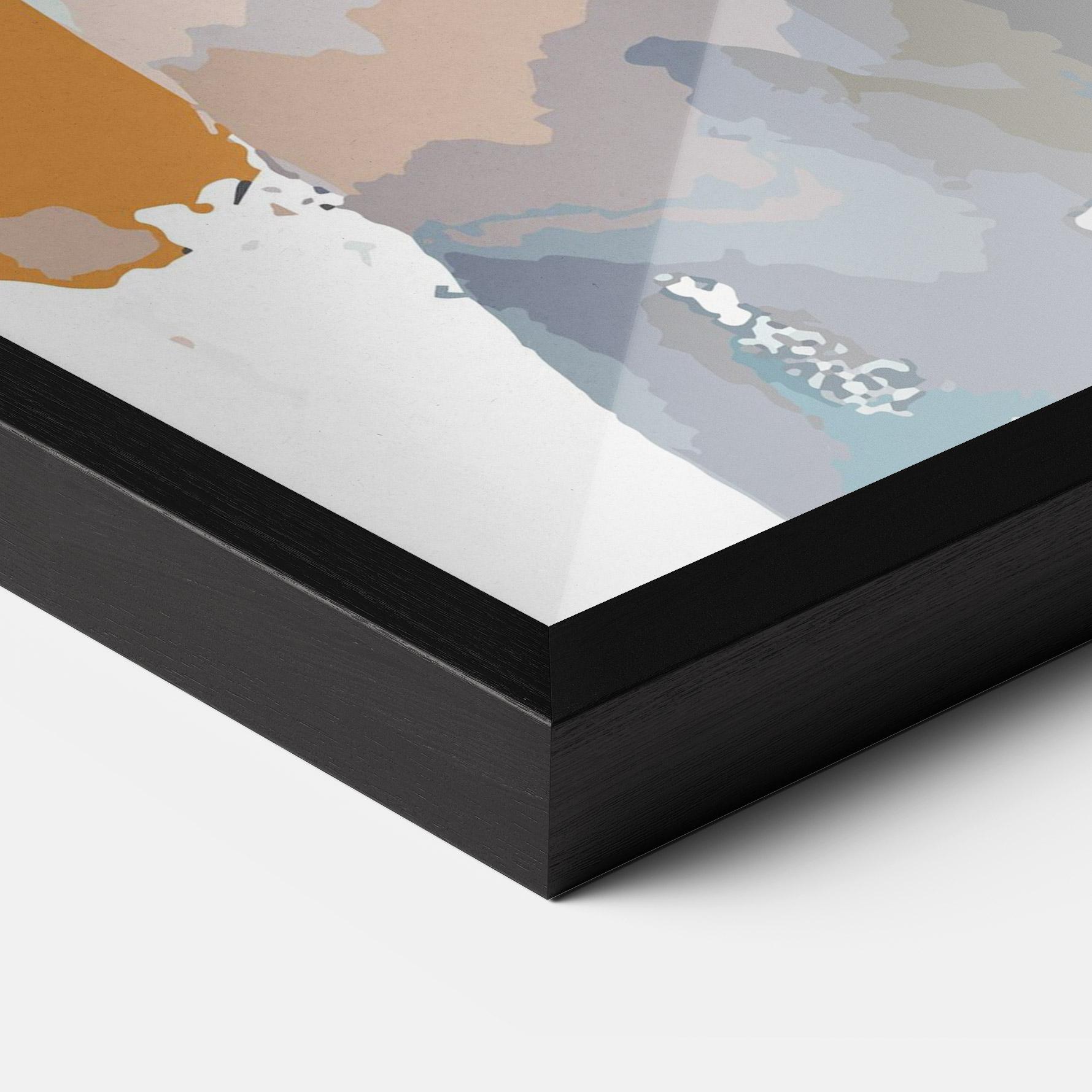 Plakat w Ramie Polar White Bear mockup 3