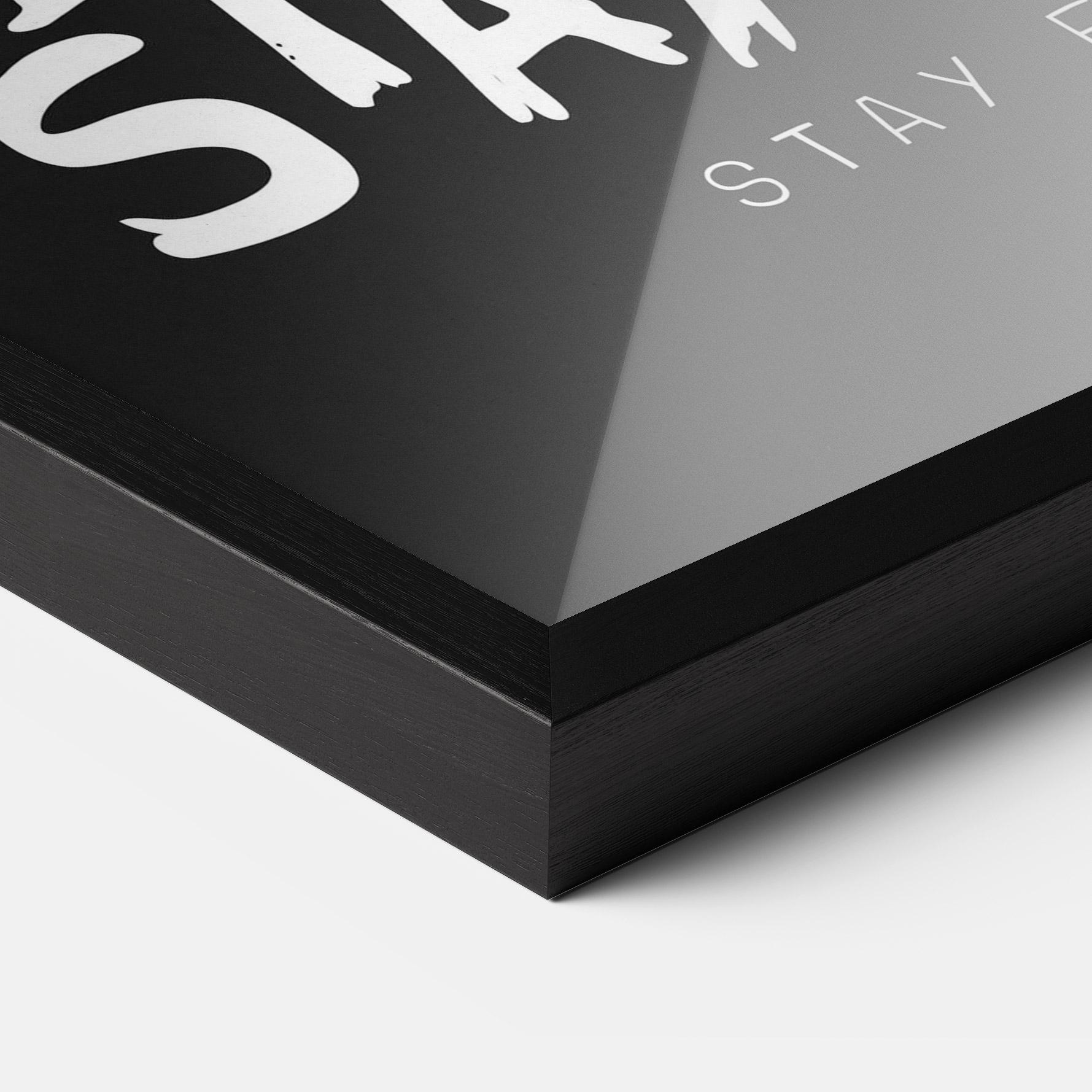 Plakat w Ramie Stay High mockup 3