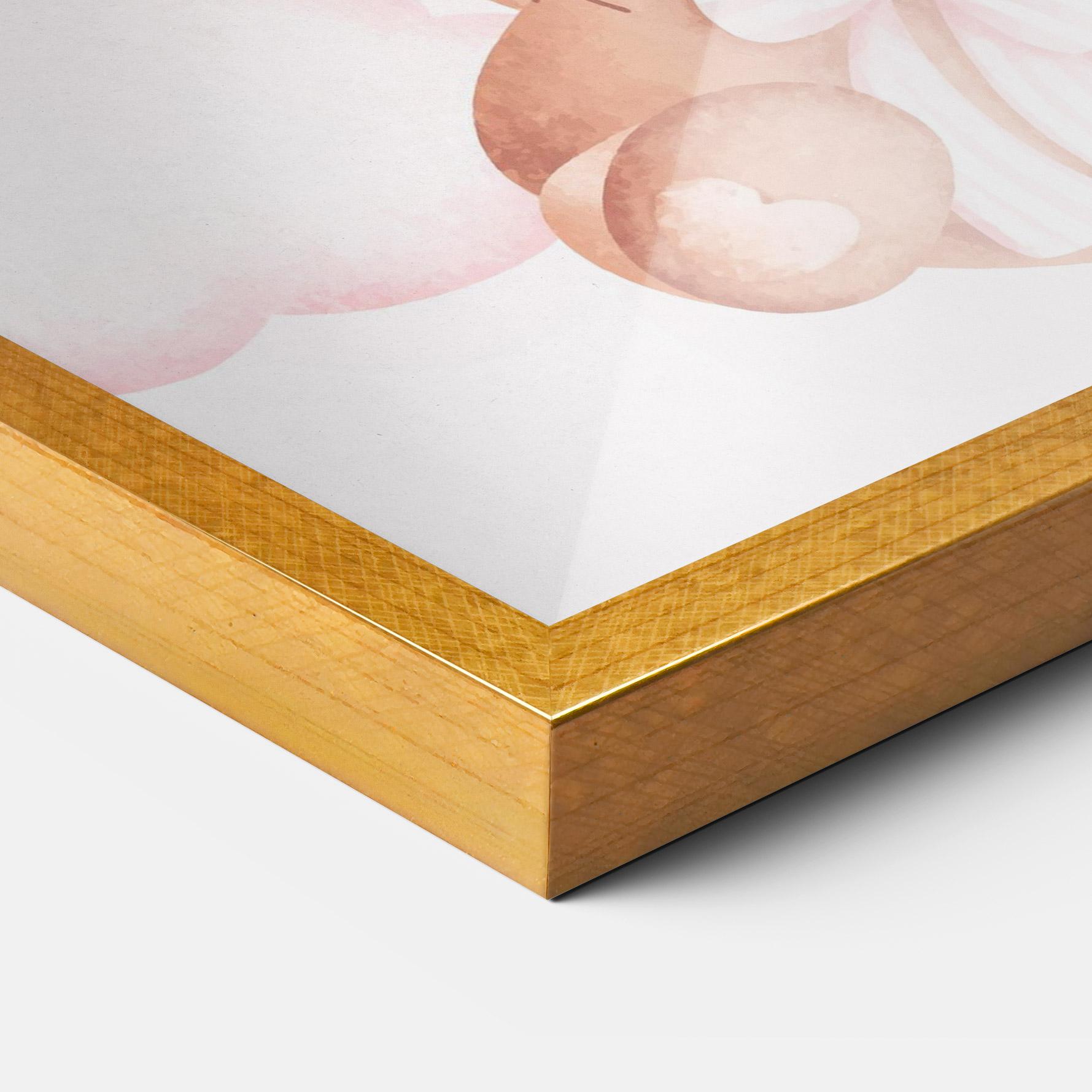 Plakat w Ramie Balloons Bear mockup 3