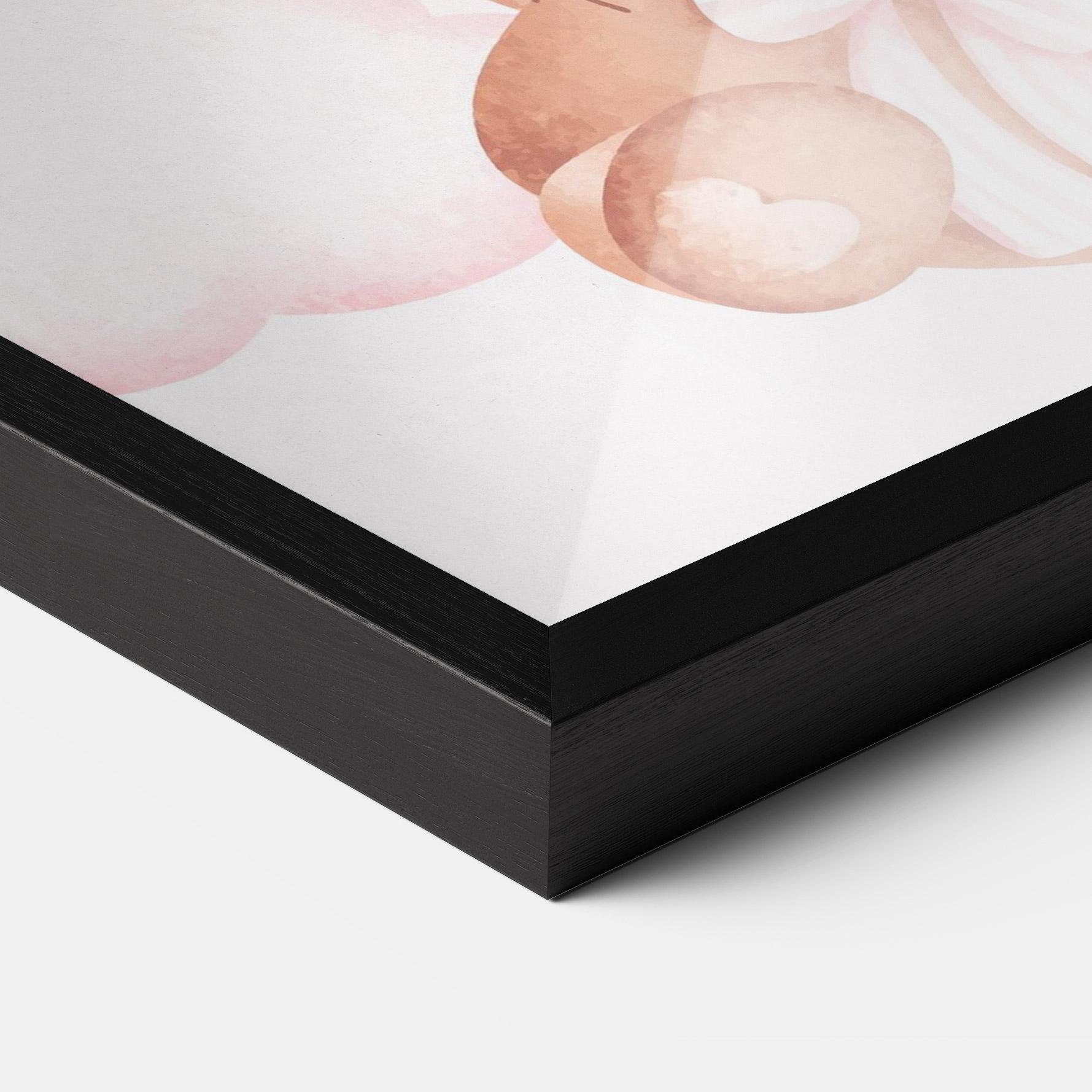 Plakat w Ramie Balloons Bear mockup 3