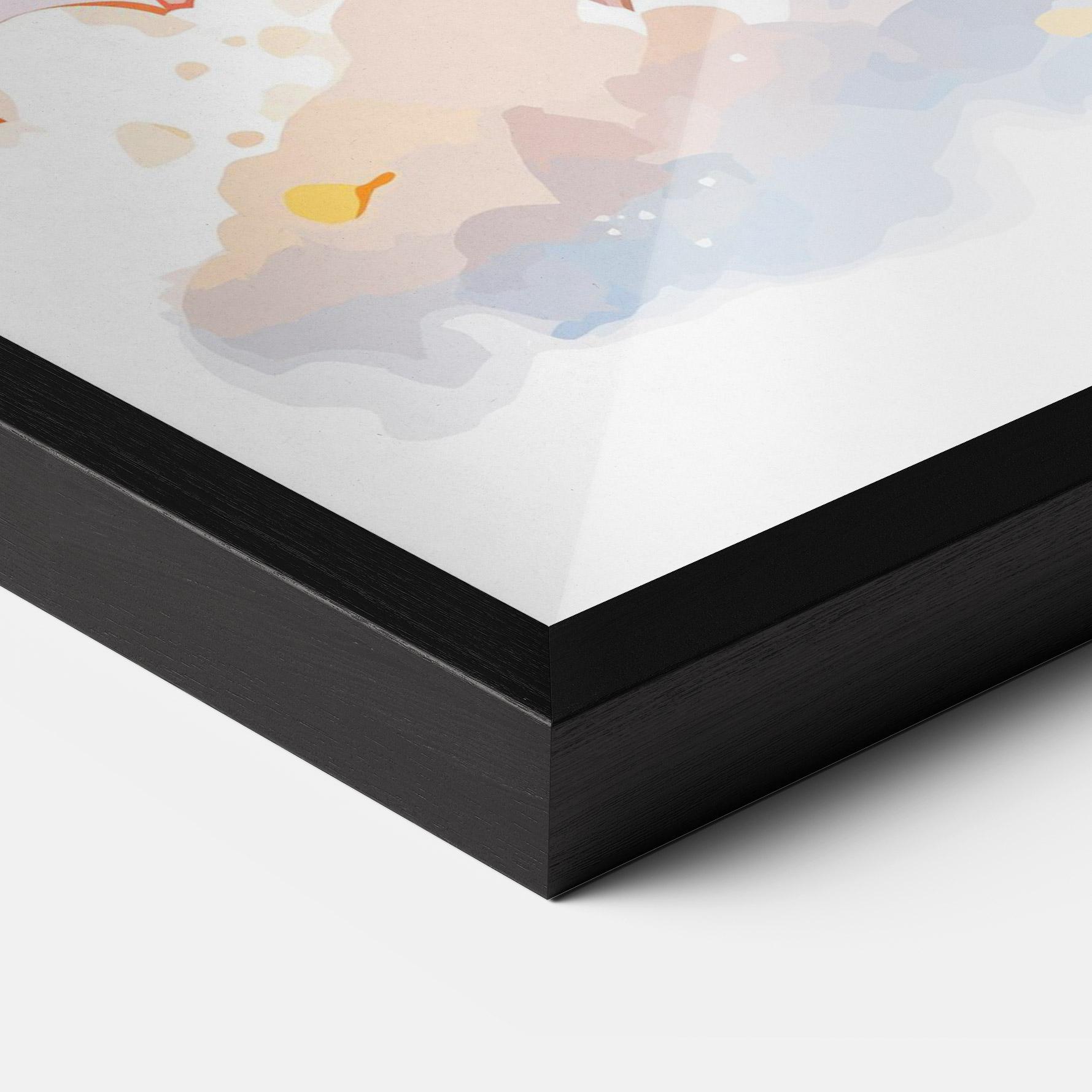 Plakat w Ramie Cute Cloud Lion mockup 3