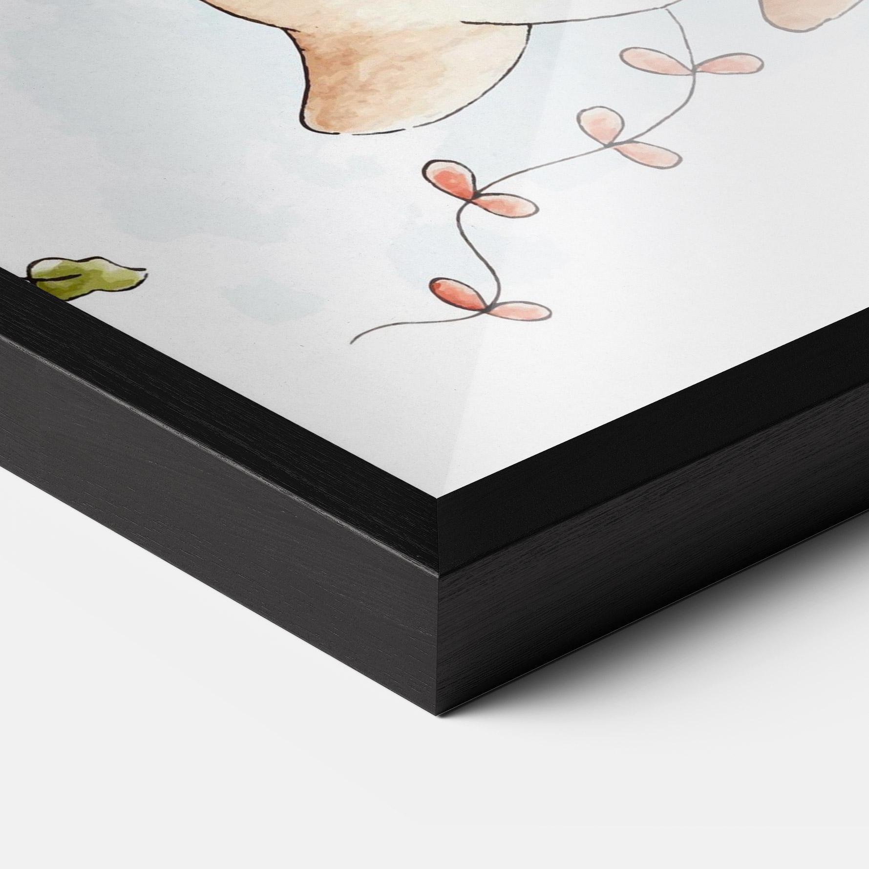 Plakat w Ramie Cute Couple Rabbit mockup 3