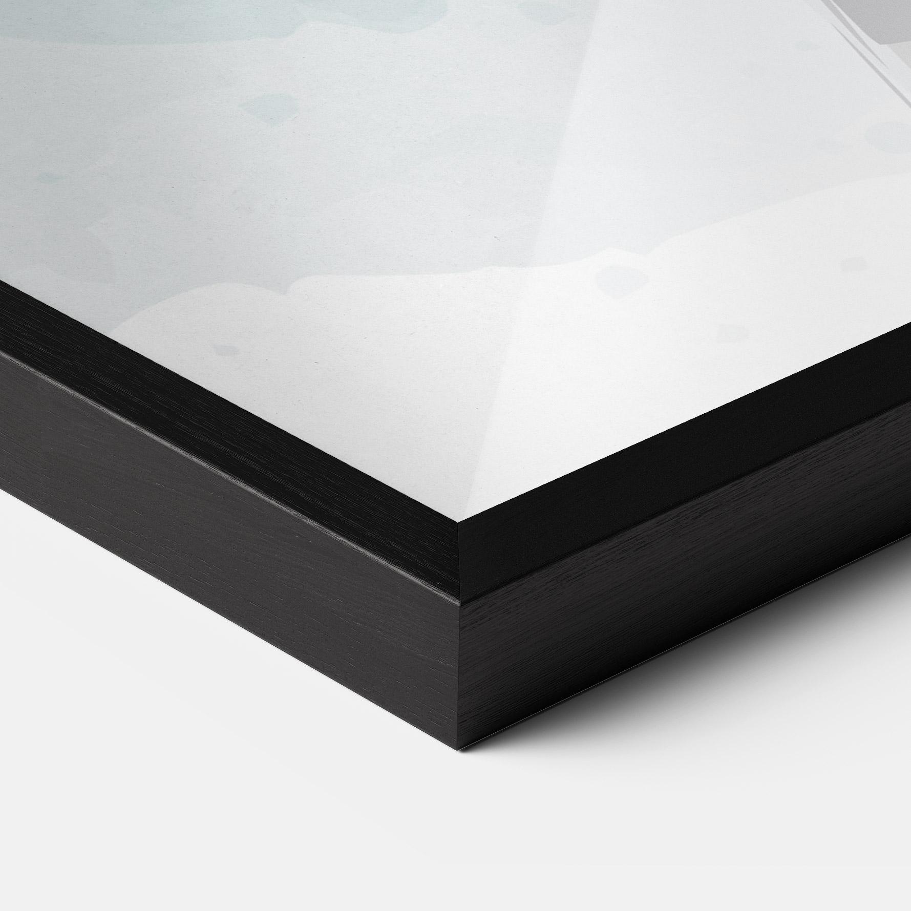 Plakat w Ramie Zebra Bird mockup 3