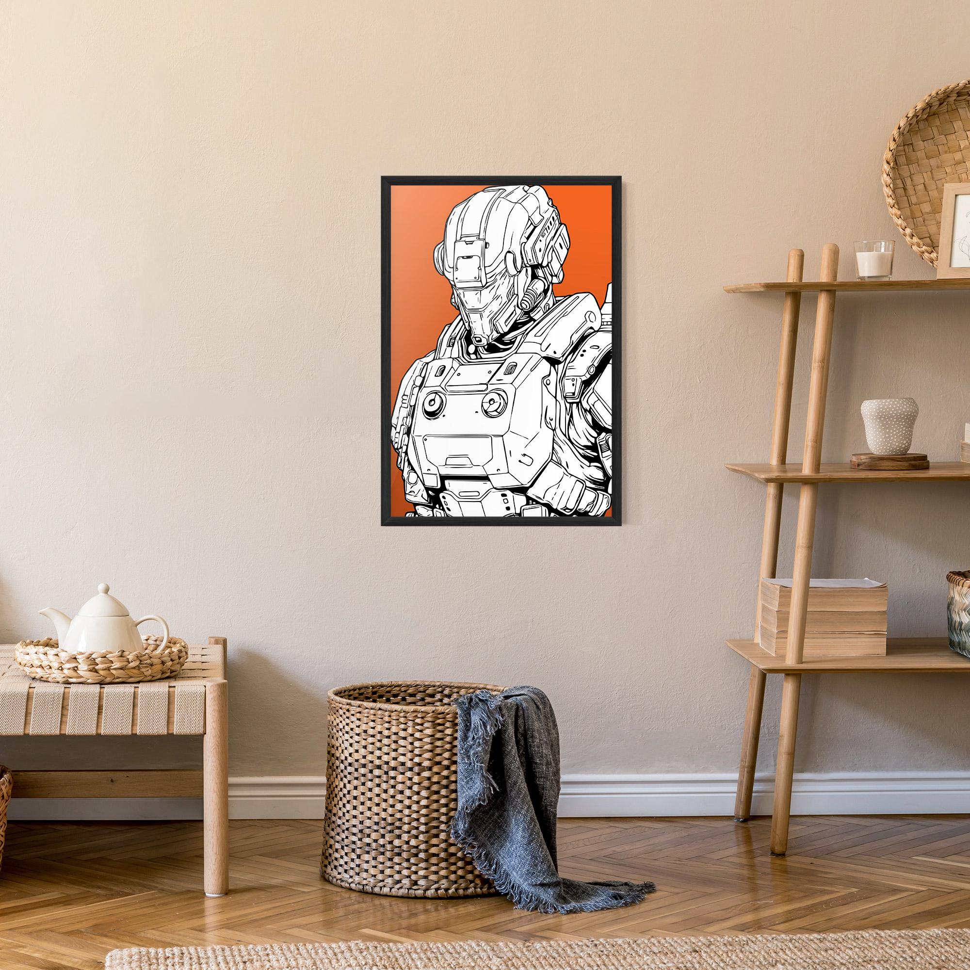 Plakat w Ramie Robotech Armor mockup 9