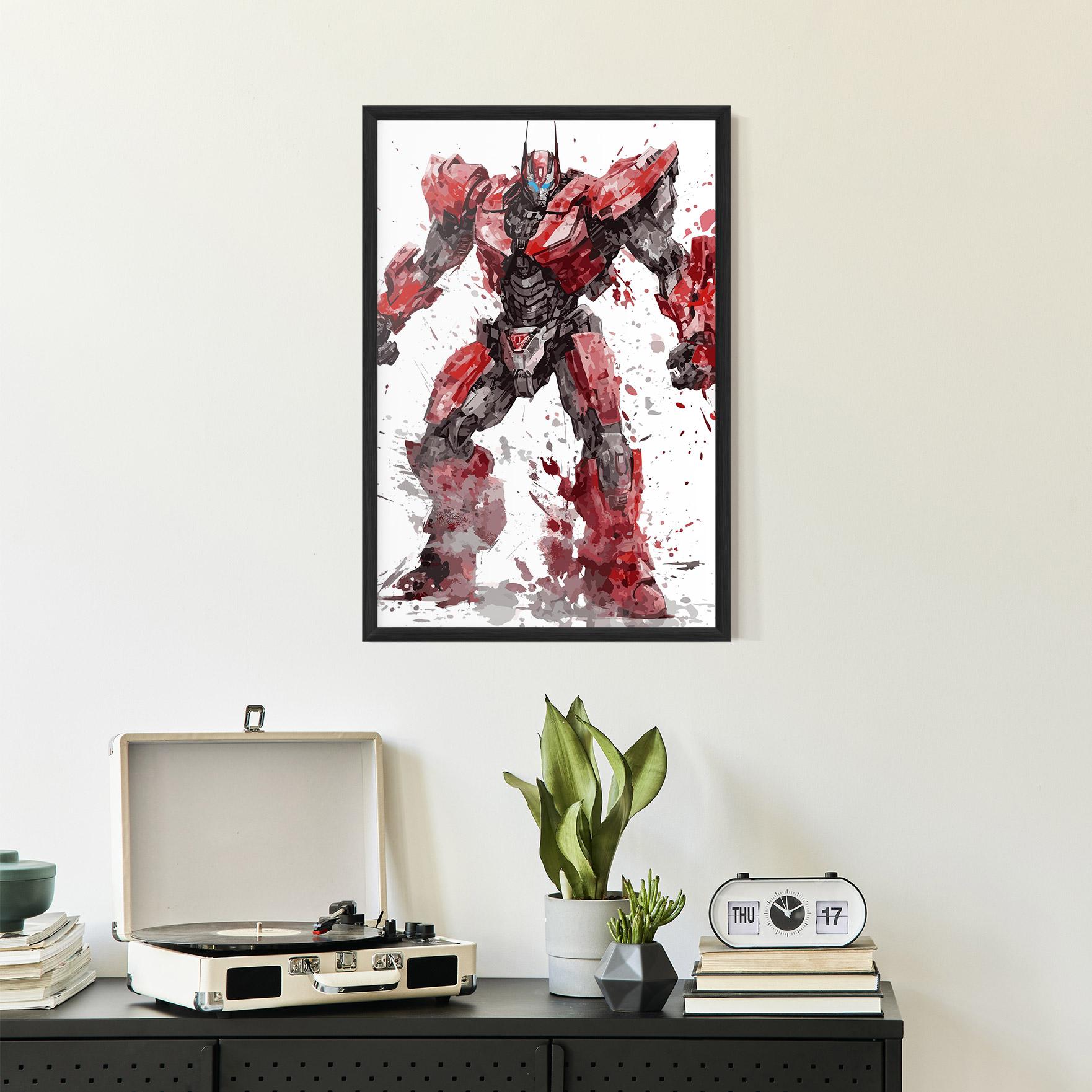 Plakat w Ramie Red Sentinel Prime mockup 2
