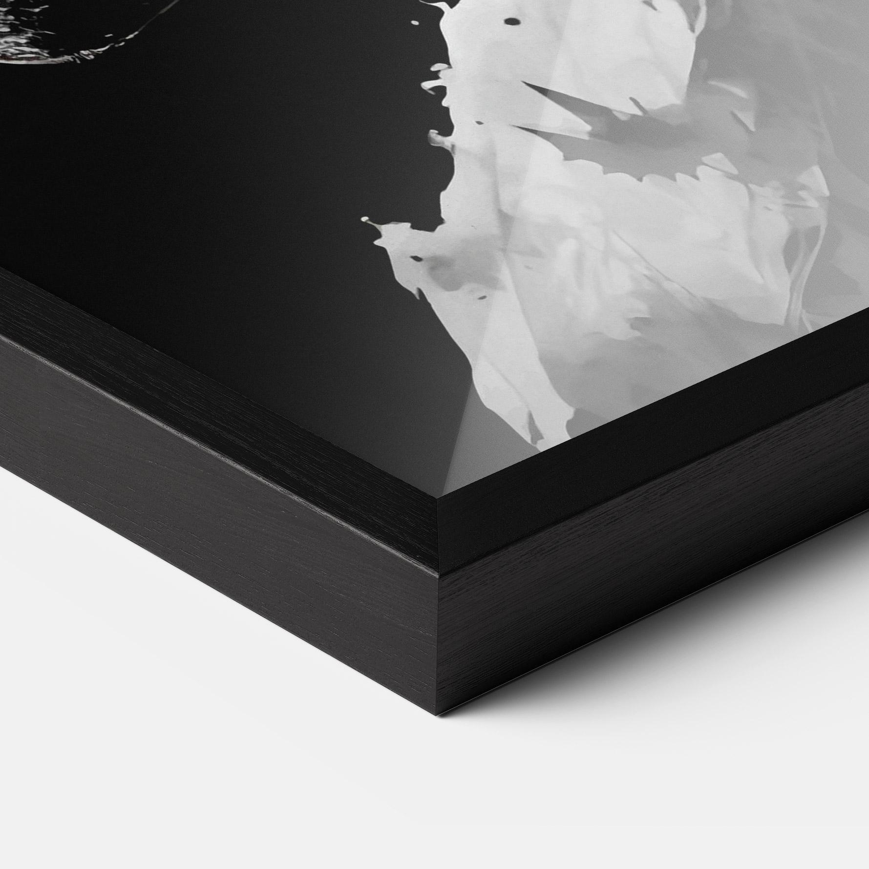 Plakat w Ramie Black White Batman mockup 3