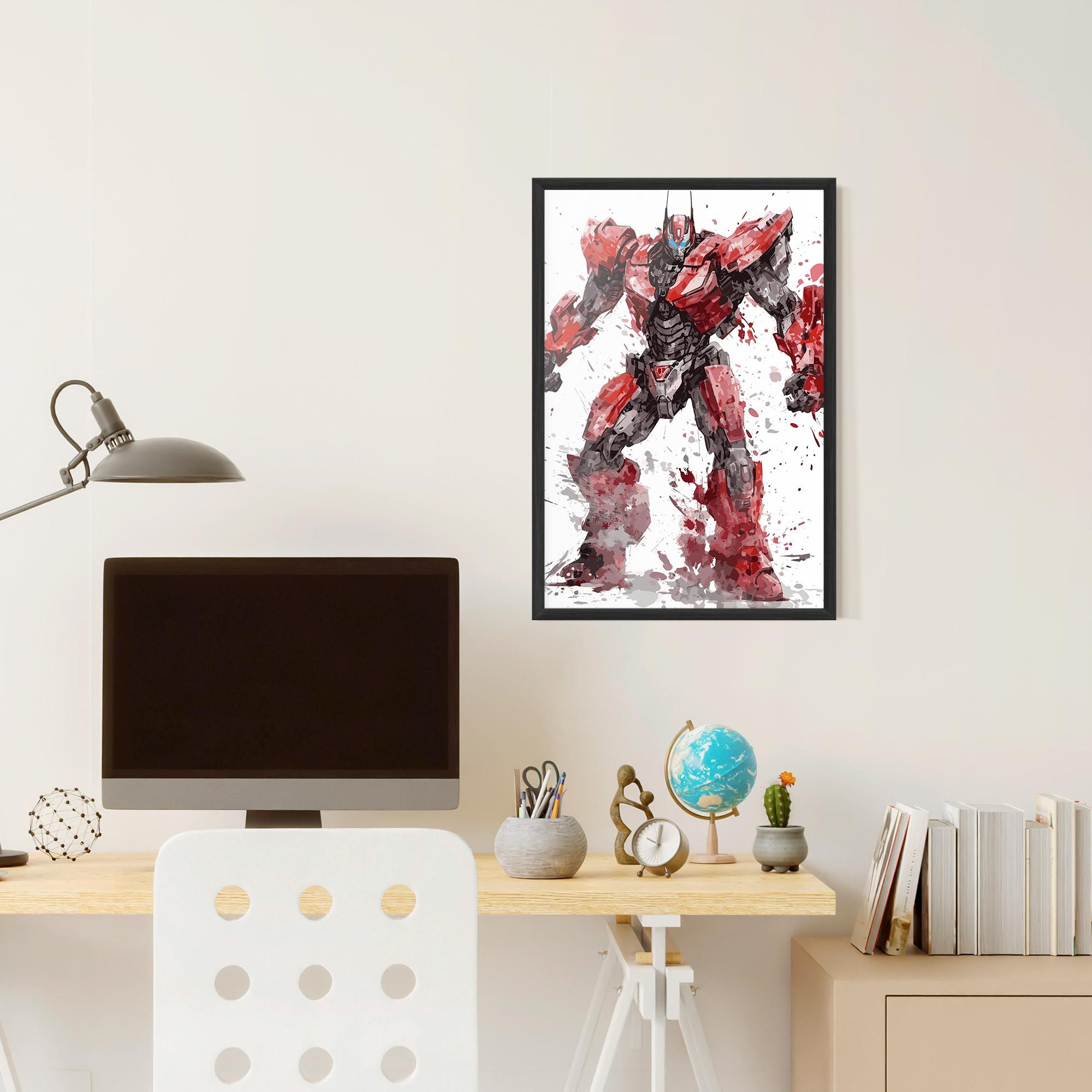 Plakat w Ramie Red Sentinel Prime mockup 6
