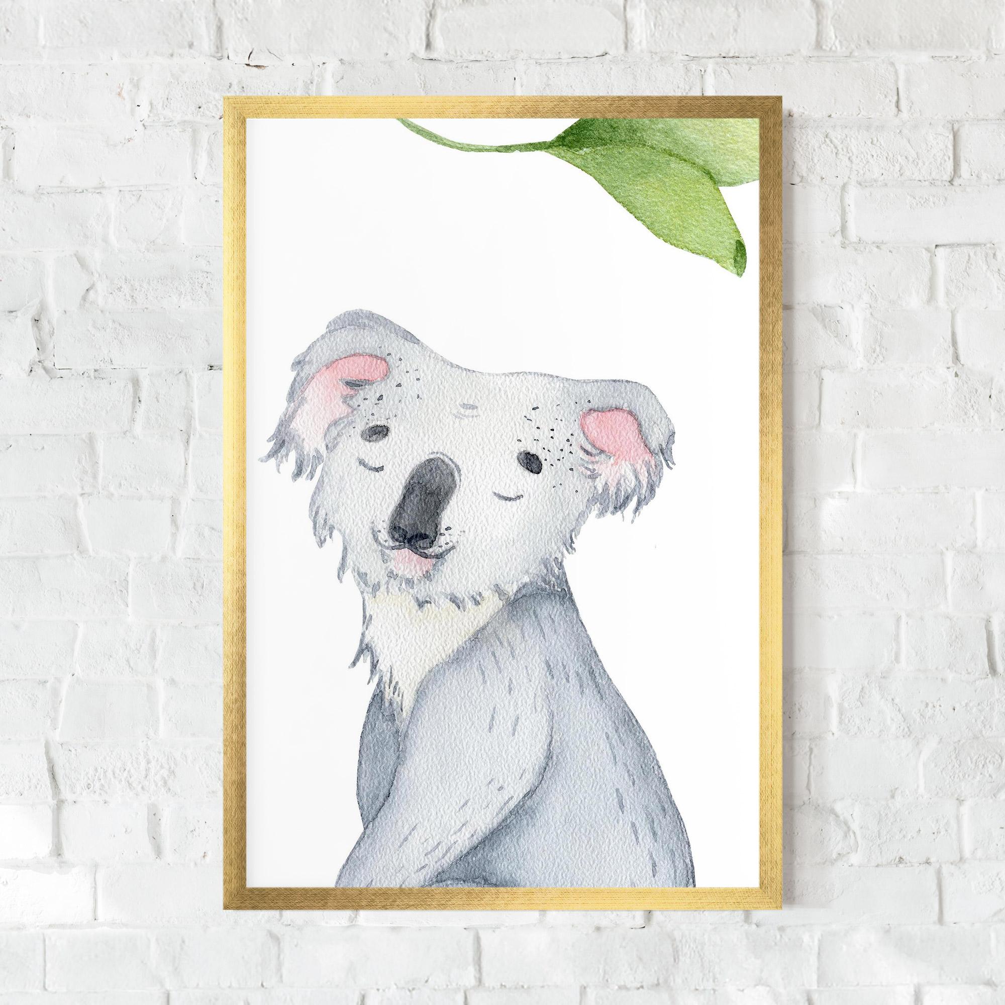 Plakat w Ramie Baby Koala mockup 0
