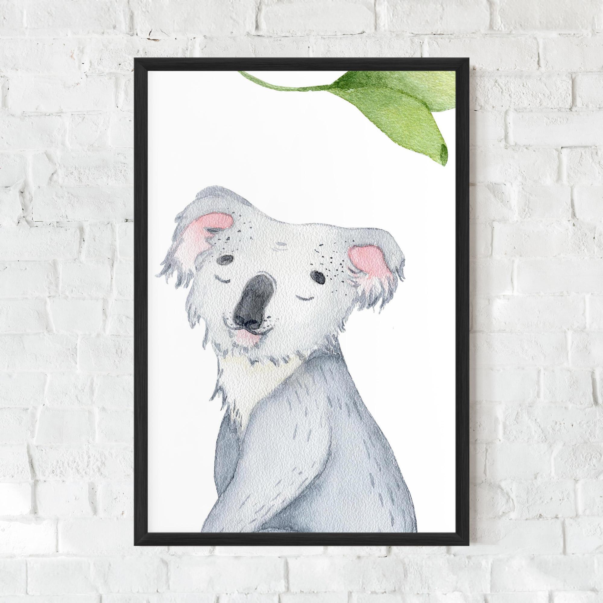 Plakat w Ramie Baby Koala mockup 0