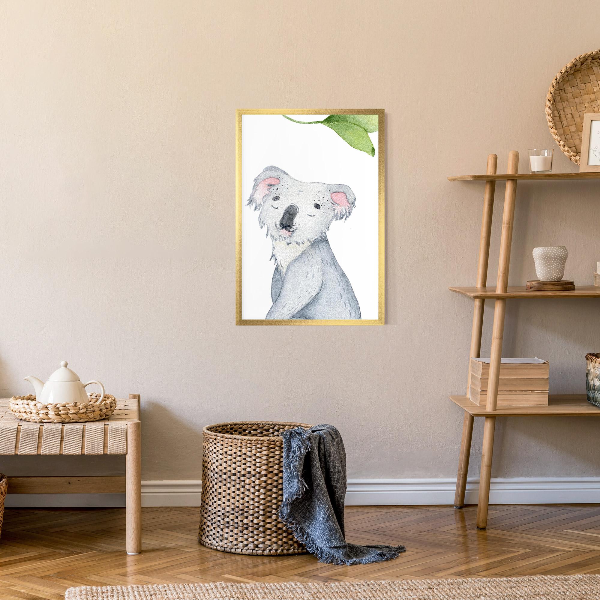 Plakat w Ramie Baby Koala mockup 9