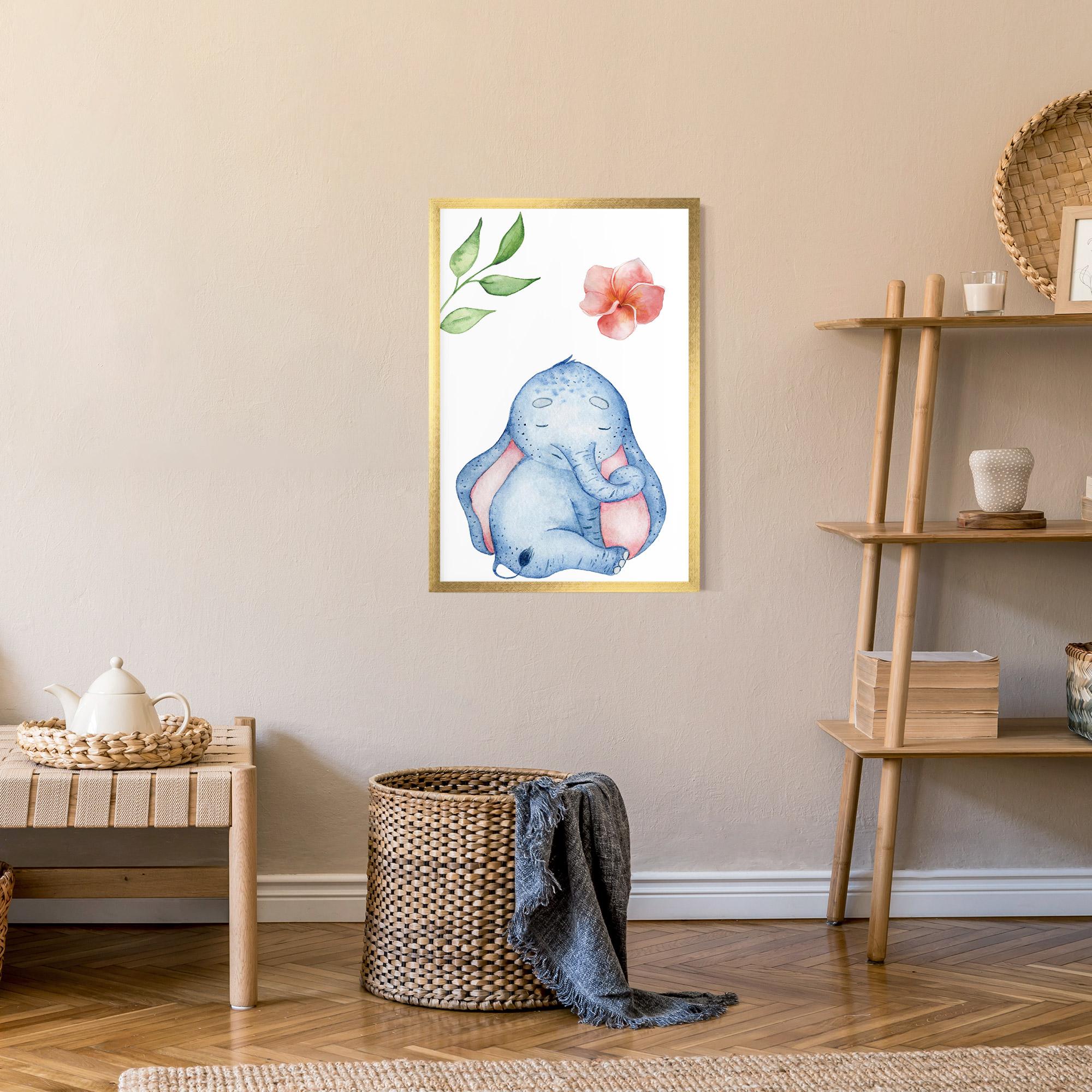 Plakat w Ramie Elefant Somnoros mockup 9