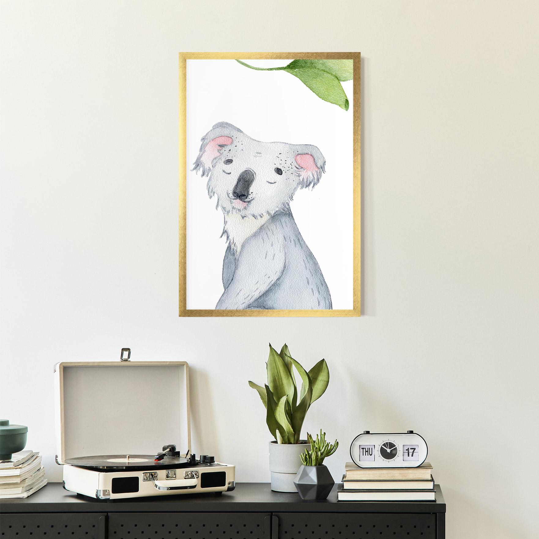 Plakat w Ramie Baby Koala mockup 2