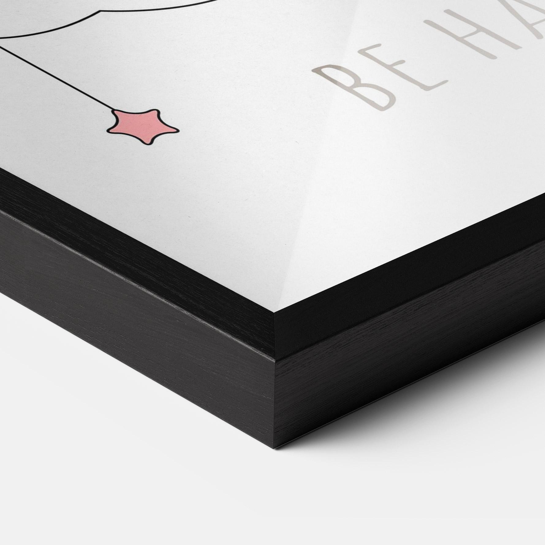 Plakat w Ramie Be Happy Day mockup 3