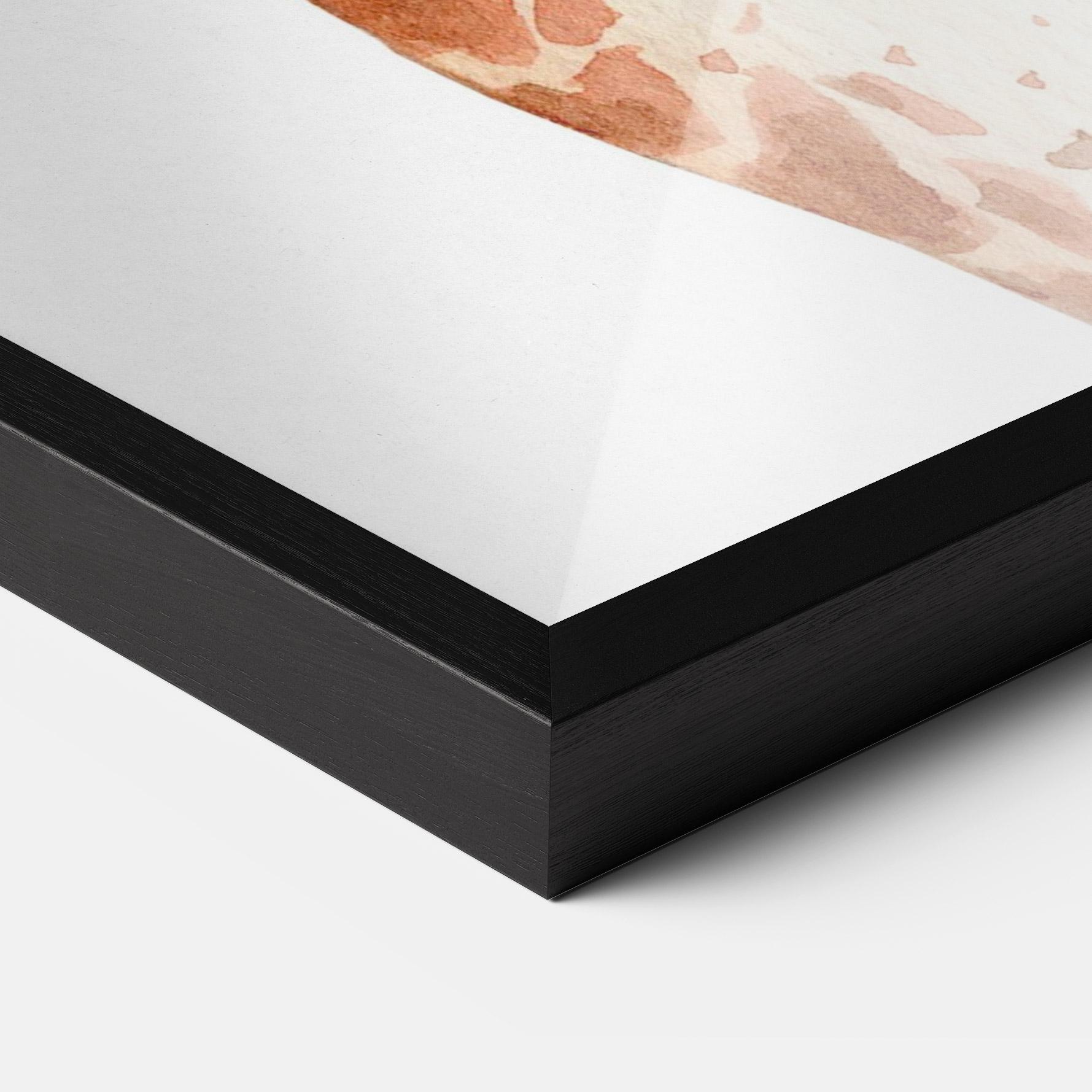 Plakat w Ramie Girafa Calma mockup 3