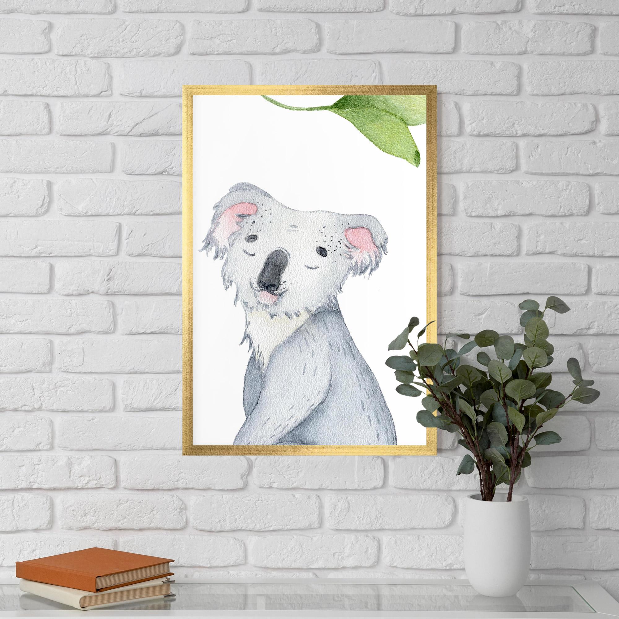 Plakat w Ramie Baby Koala mockup 5