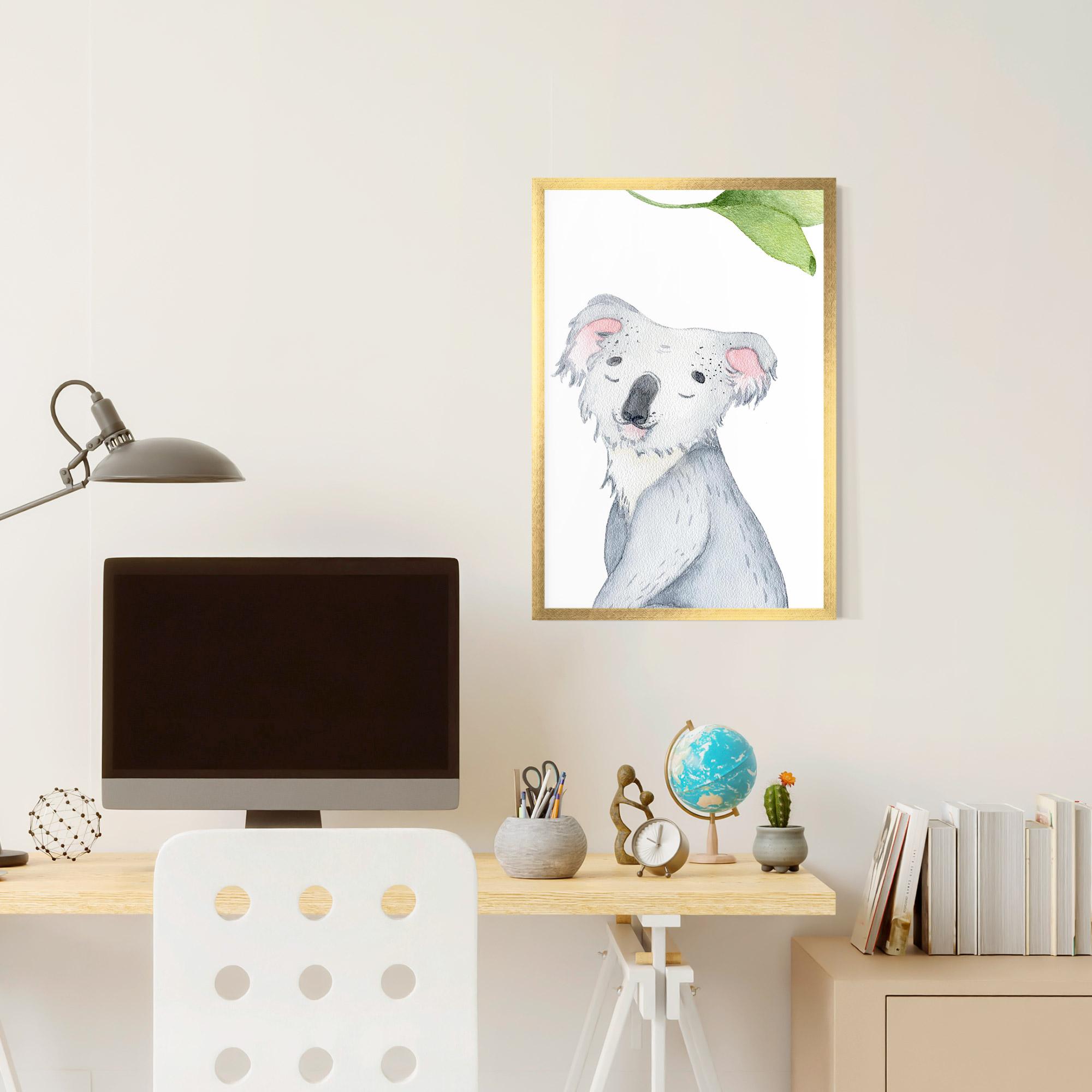 Plakat w Ramie Baby Koala mockup 6