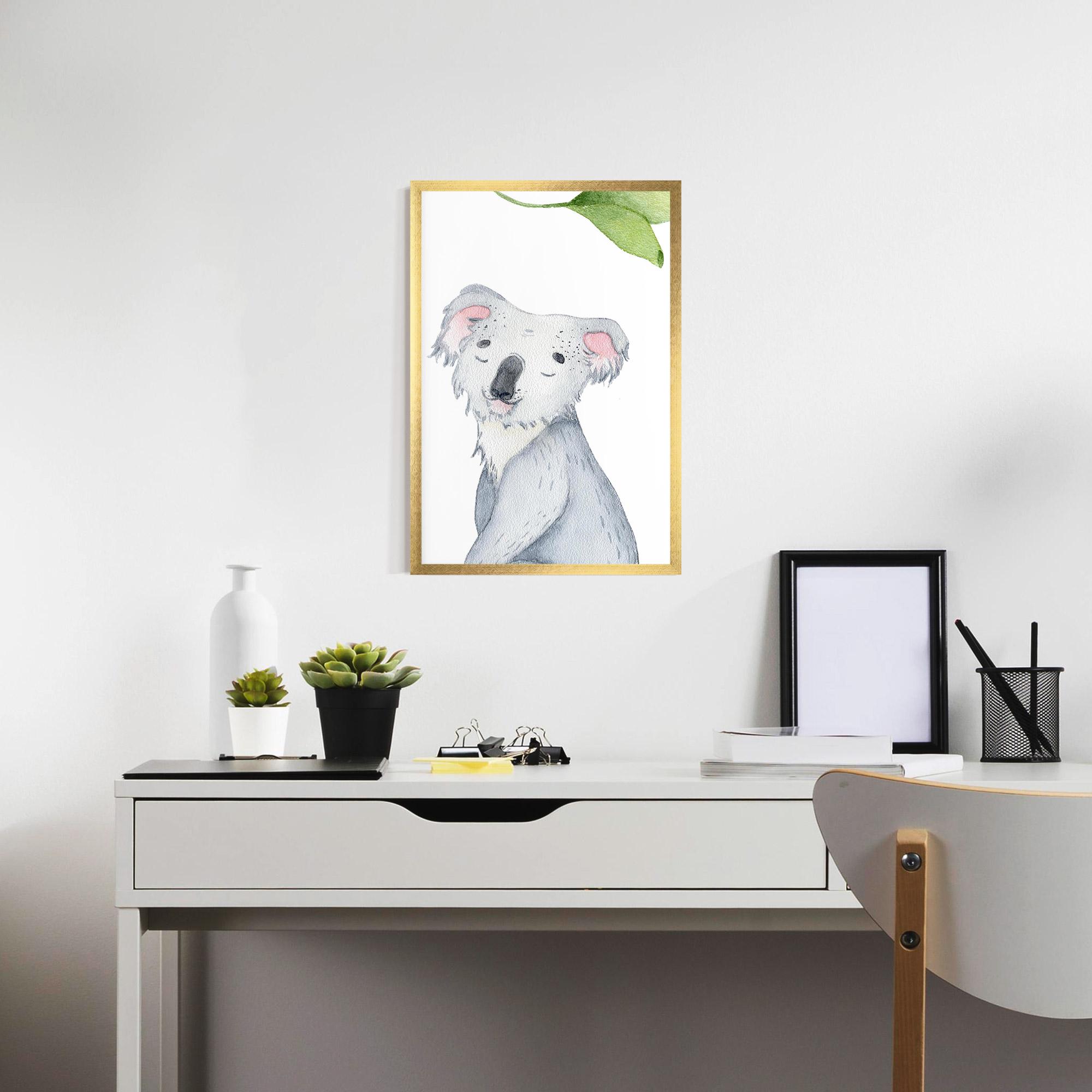 Plakat w Ramie Baby Koala mockup 7