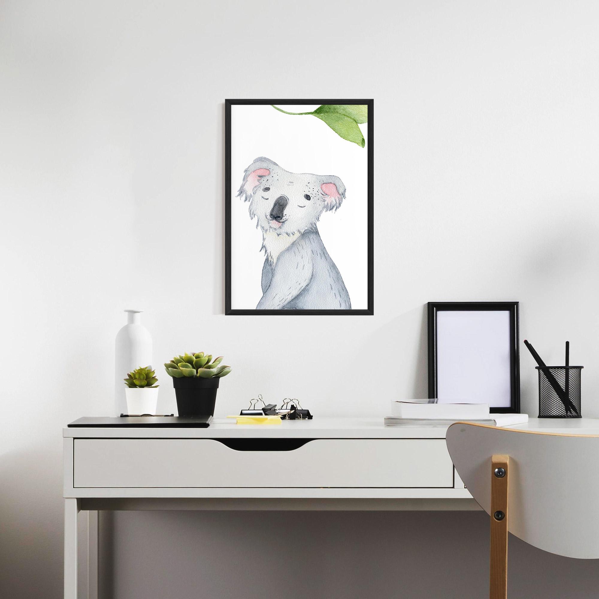 Plakat w Ramie Baby Koala mockup 7