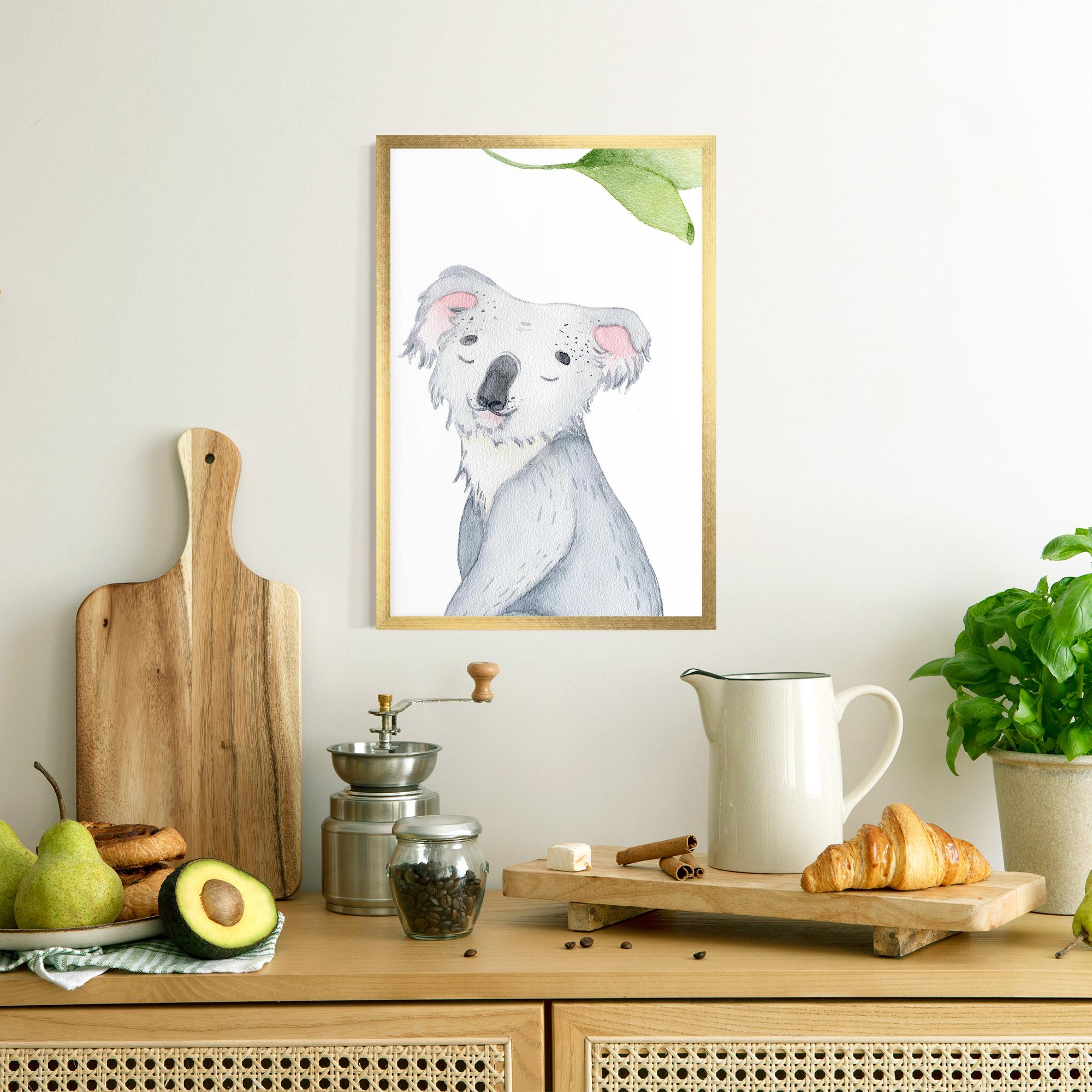 Plakat w Ramie Baby Koala mockup 8