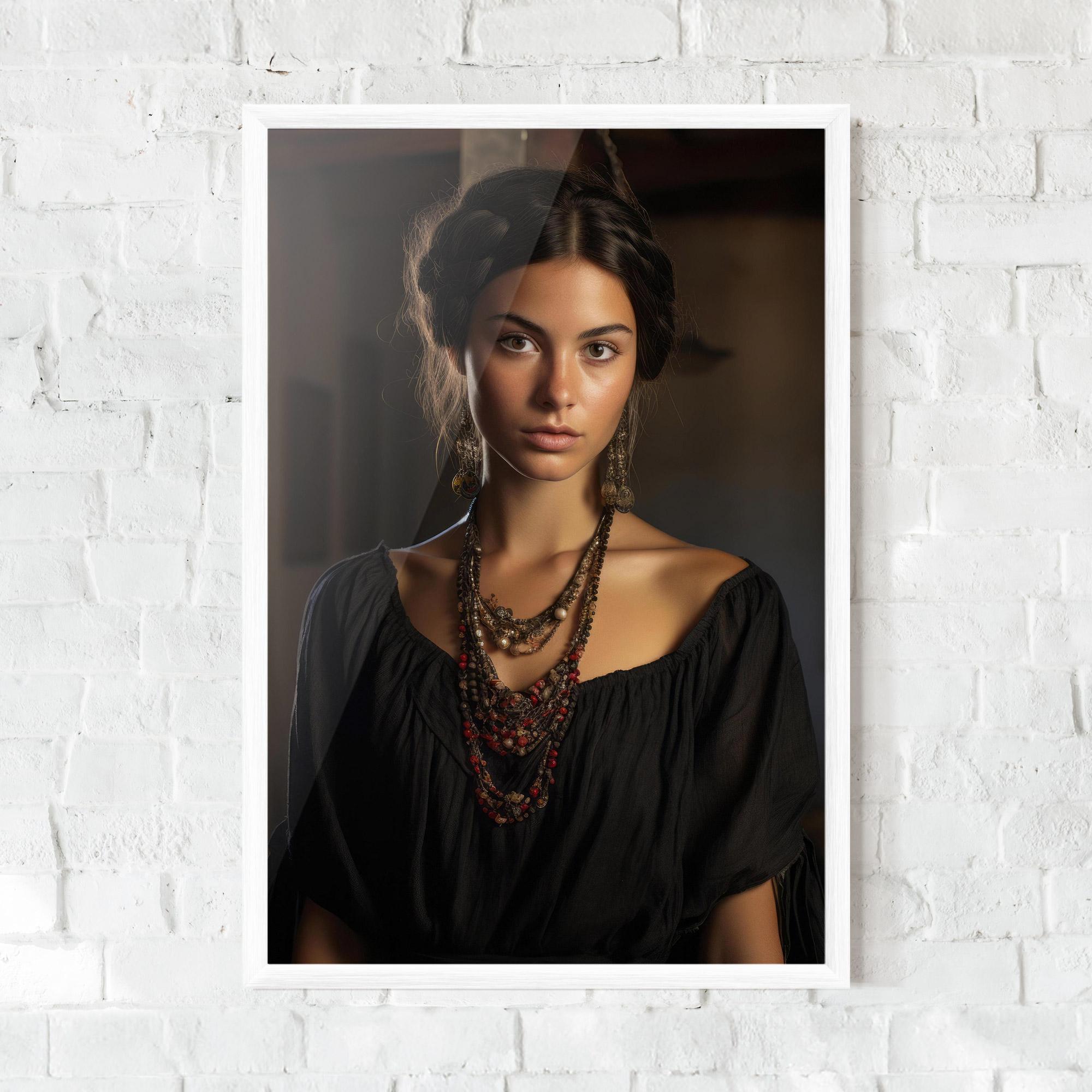 Plakat w Ramie Handmade Jewelry mockup 0