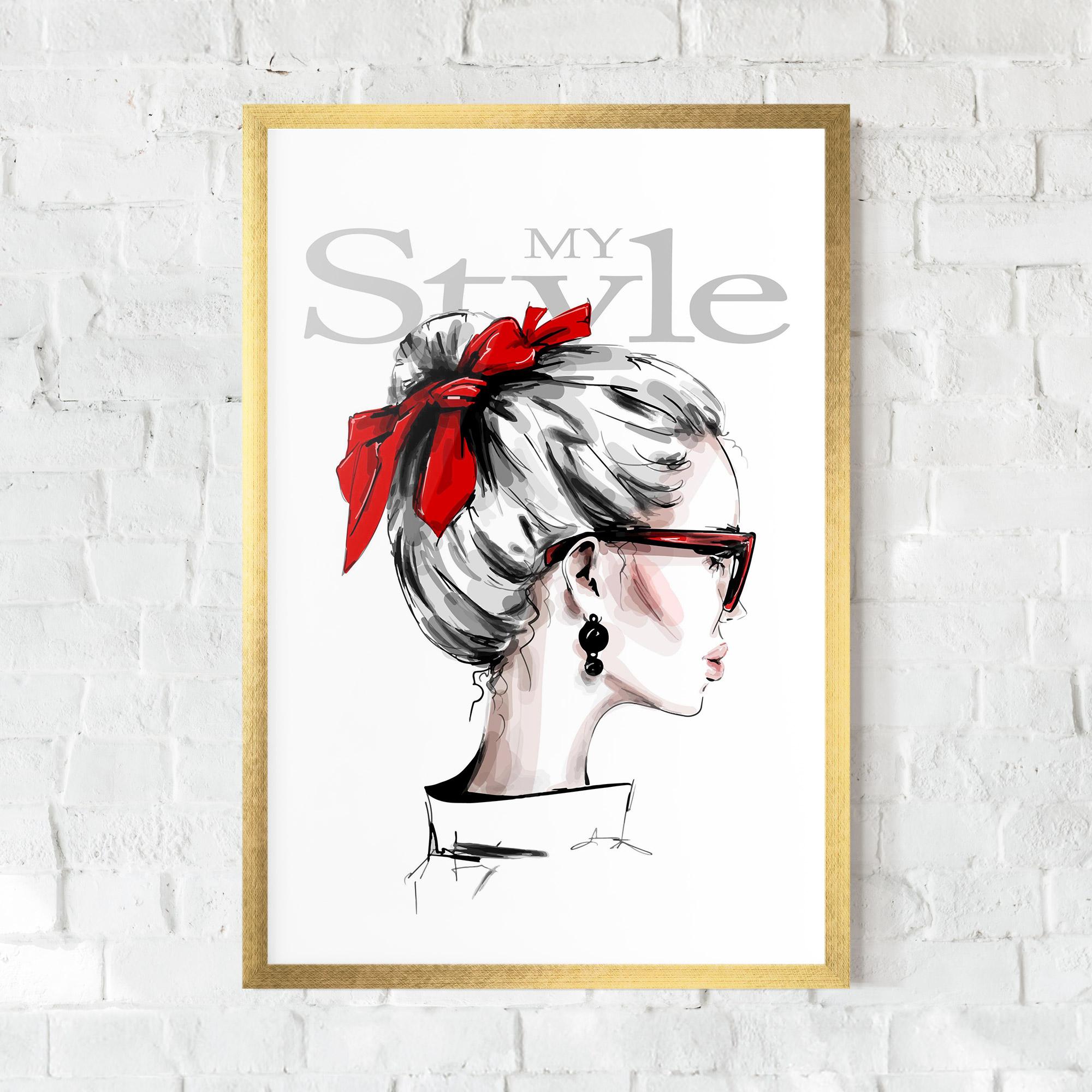 Plakat w Ramie My Style mockup 0