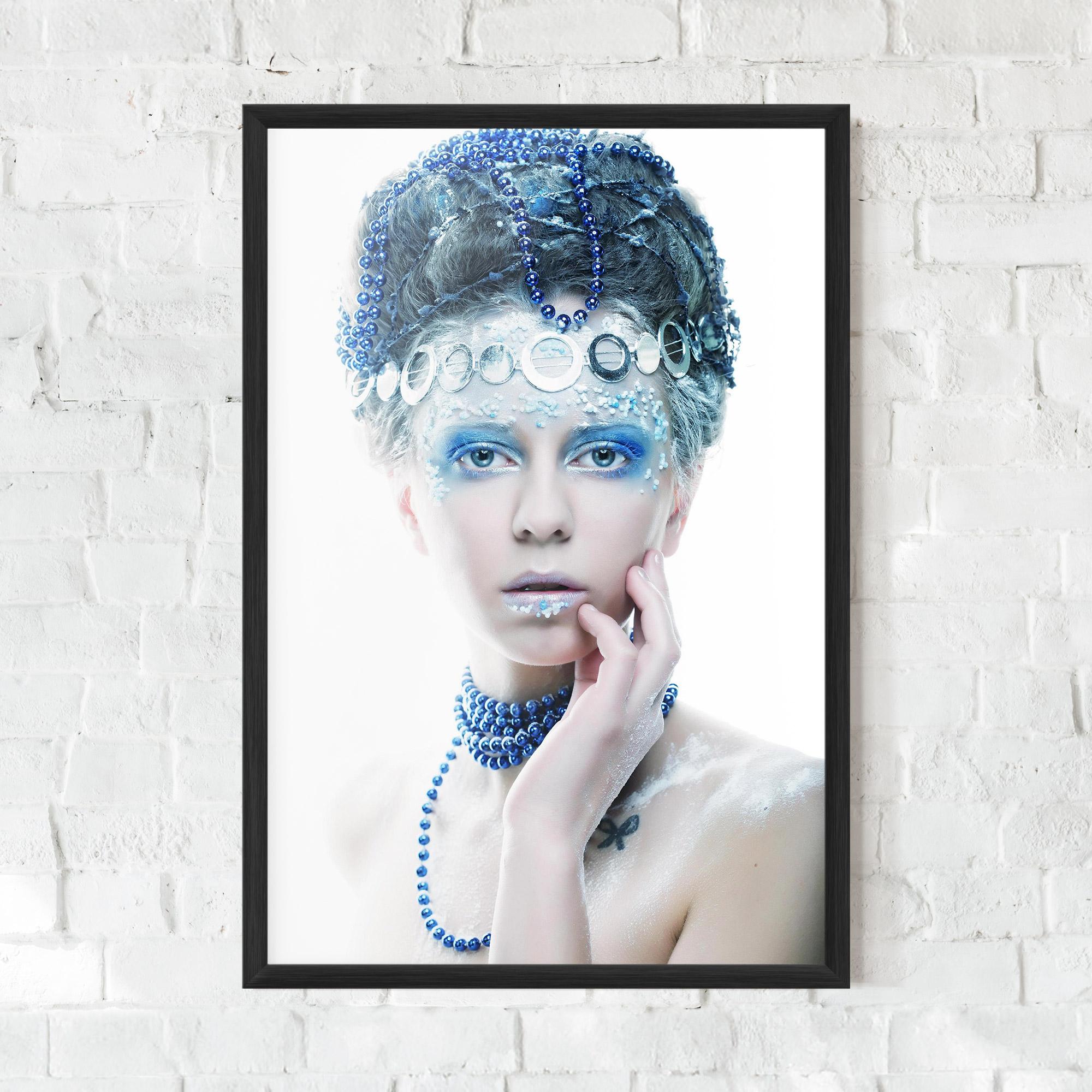 Plakat w Ramie Blue Fairy Woman mockup 0