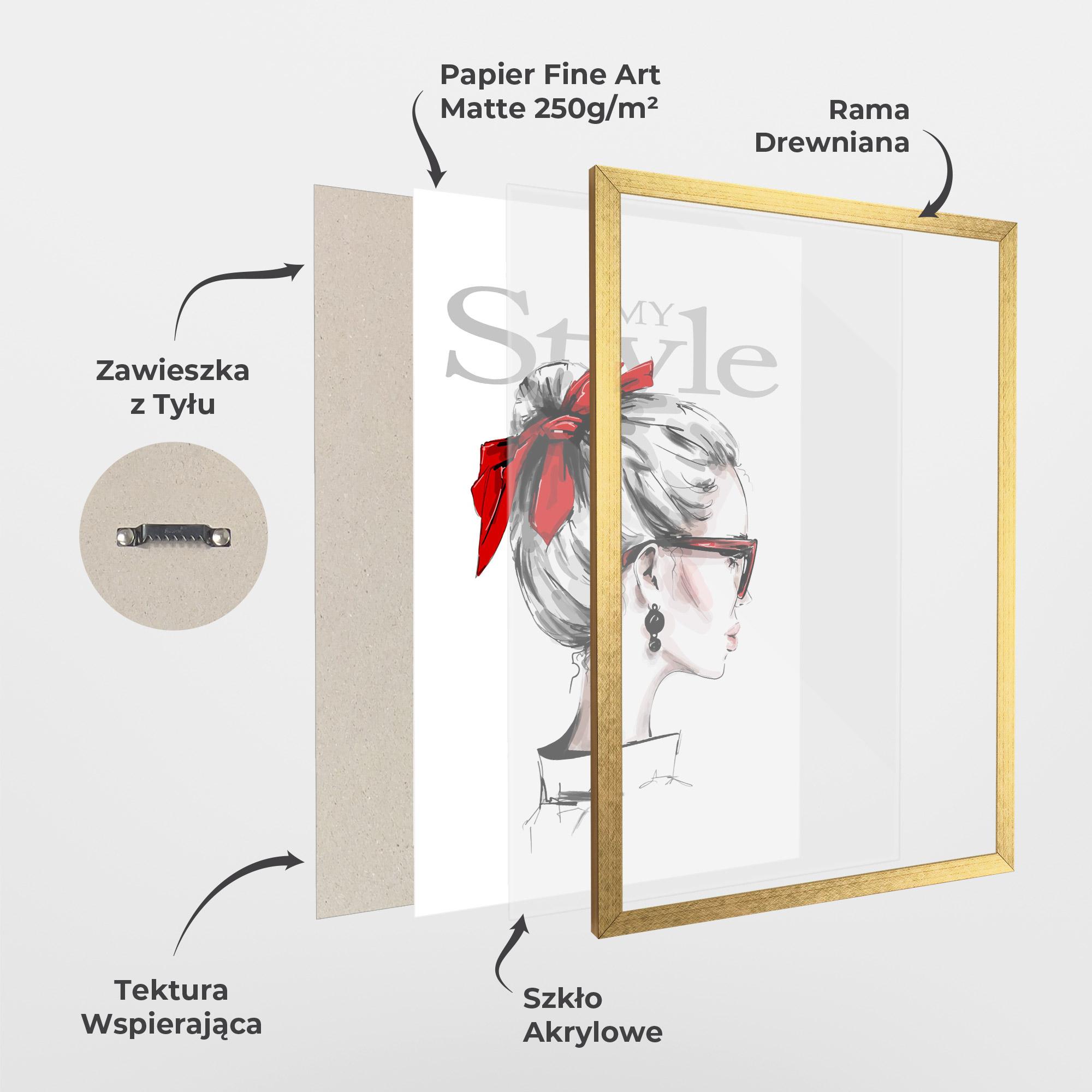 Plakat w Ramie My Style mockup 1