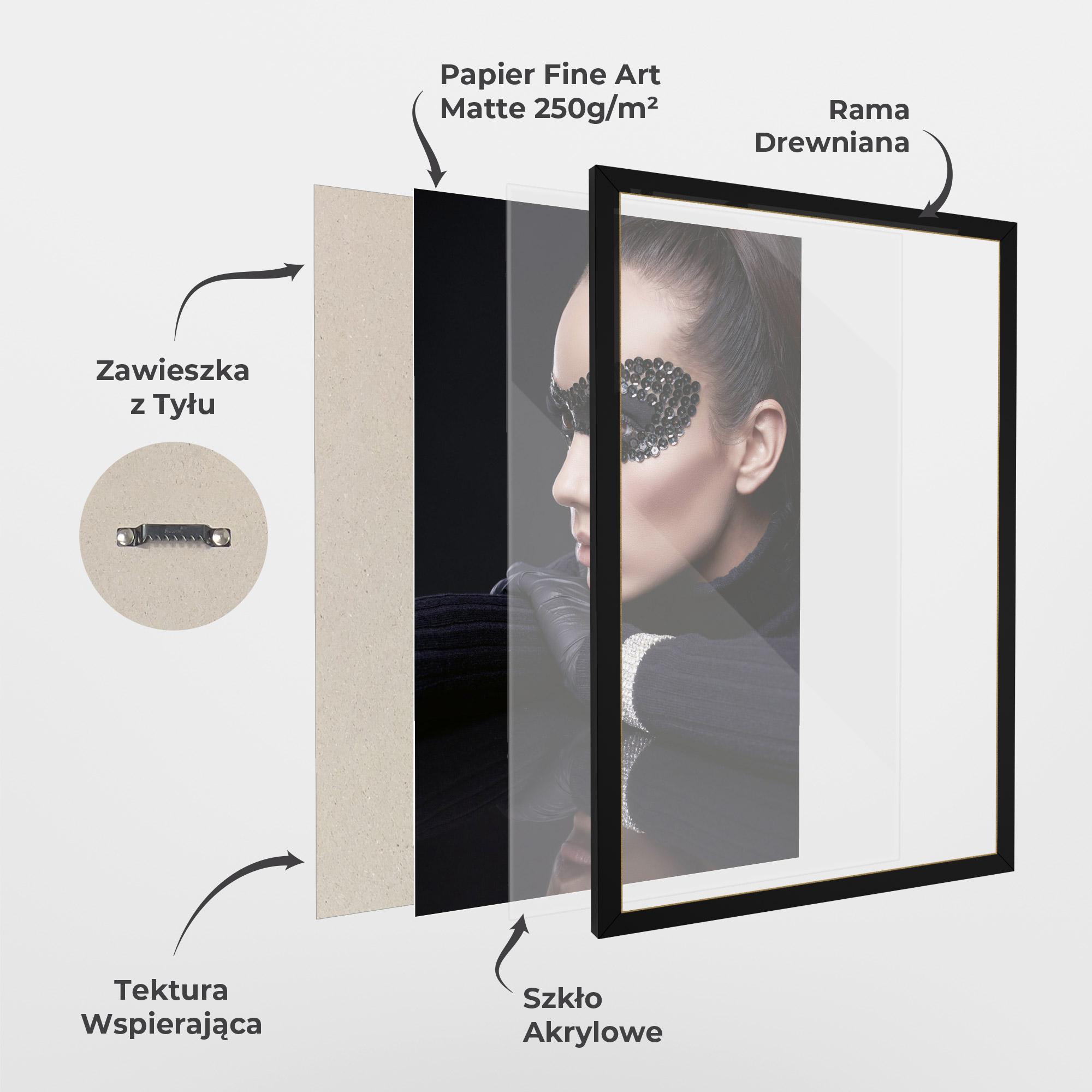 Plakat w Ramie Mirrored Bracelet mockup 1