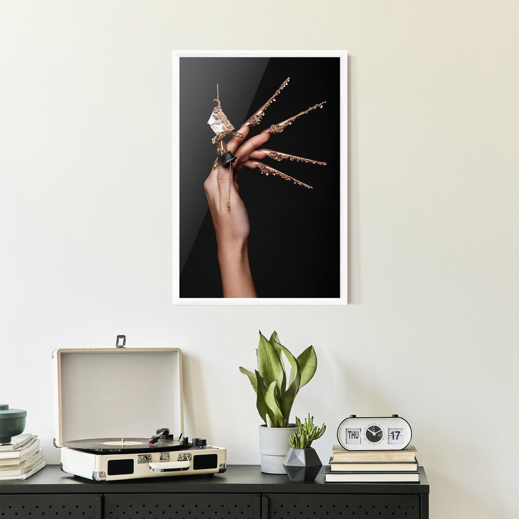 Plakat w Ramie Creative Design Nails mockup 2