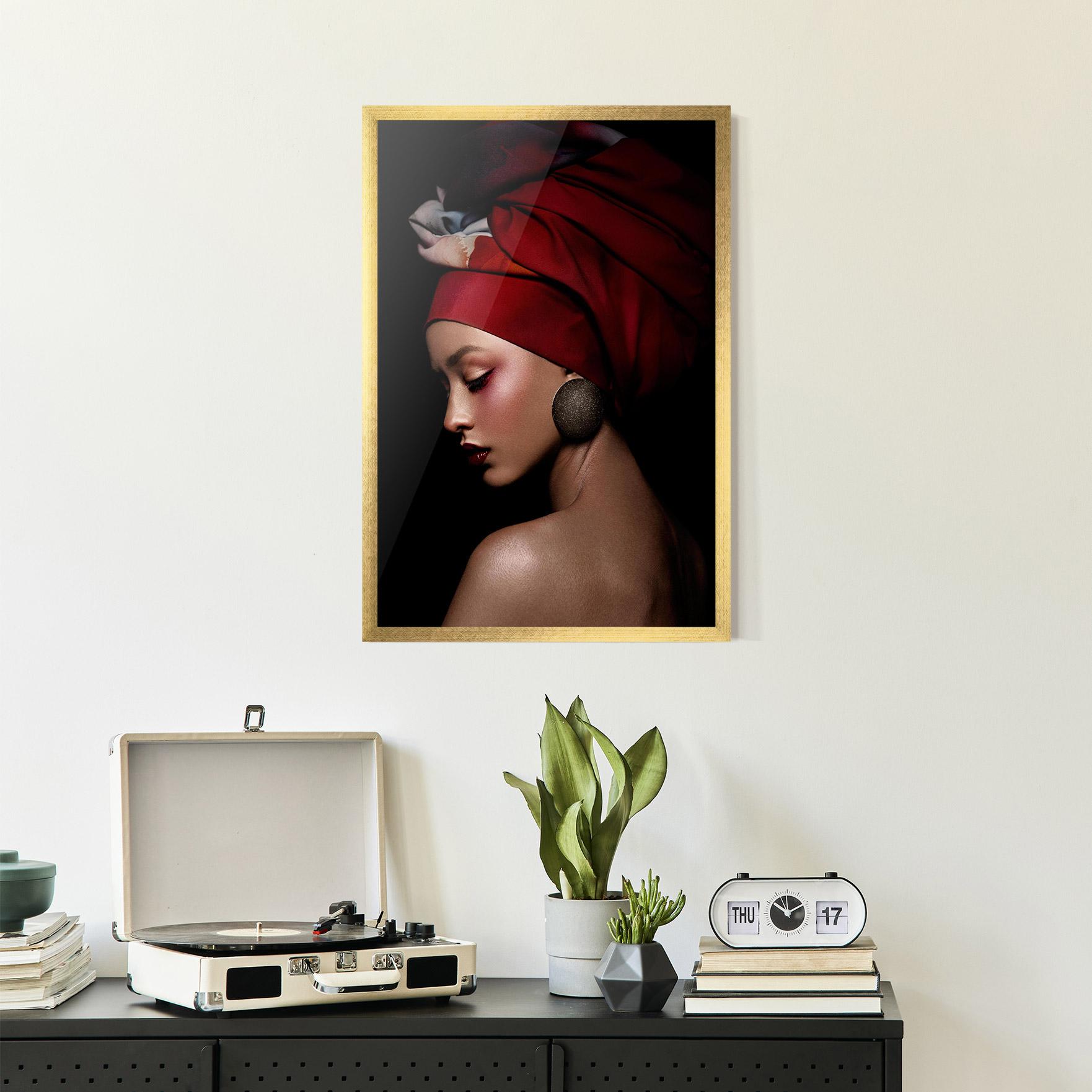 Plakat w Ramie Big Circle Earring mockup 2