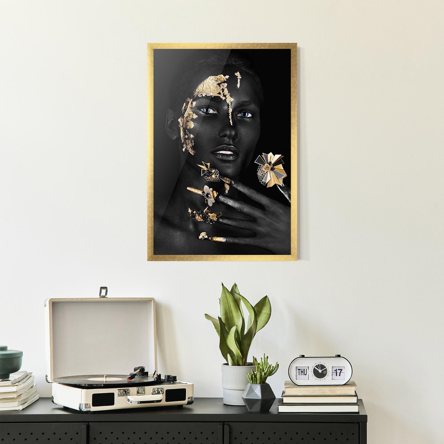 Plakat w Ramie Black Art Makeup mockup 2