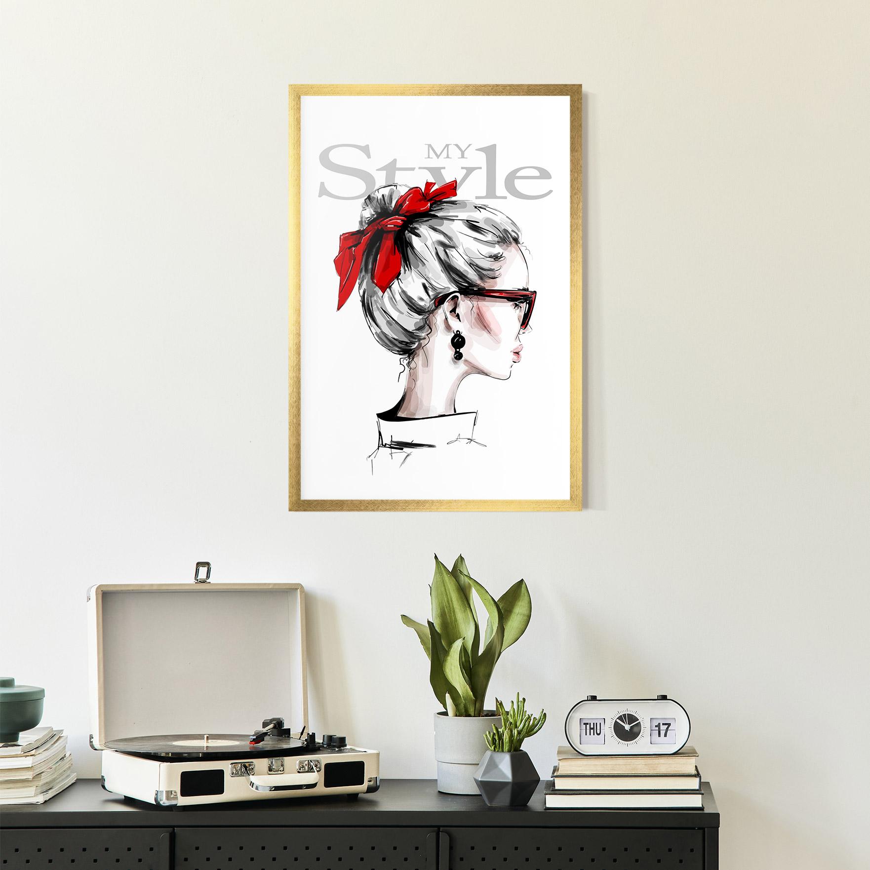 Plakat w Ramie My Style mockup 2