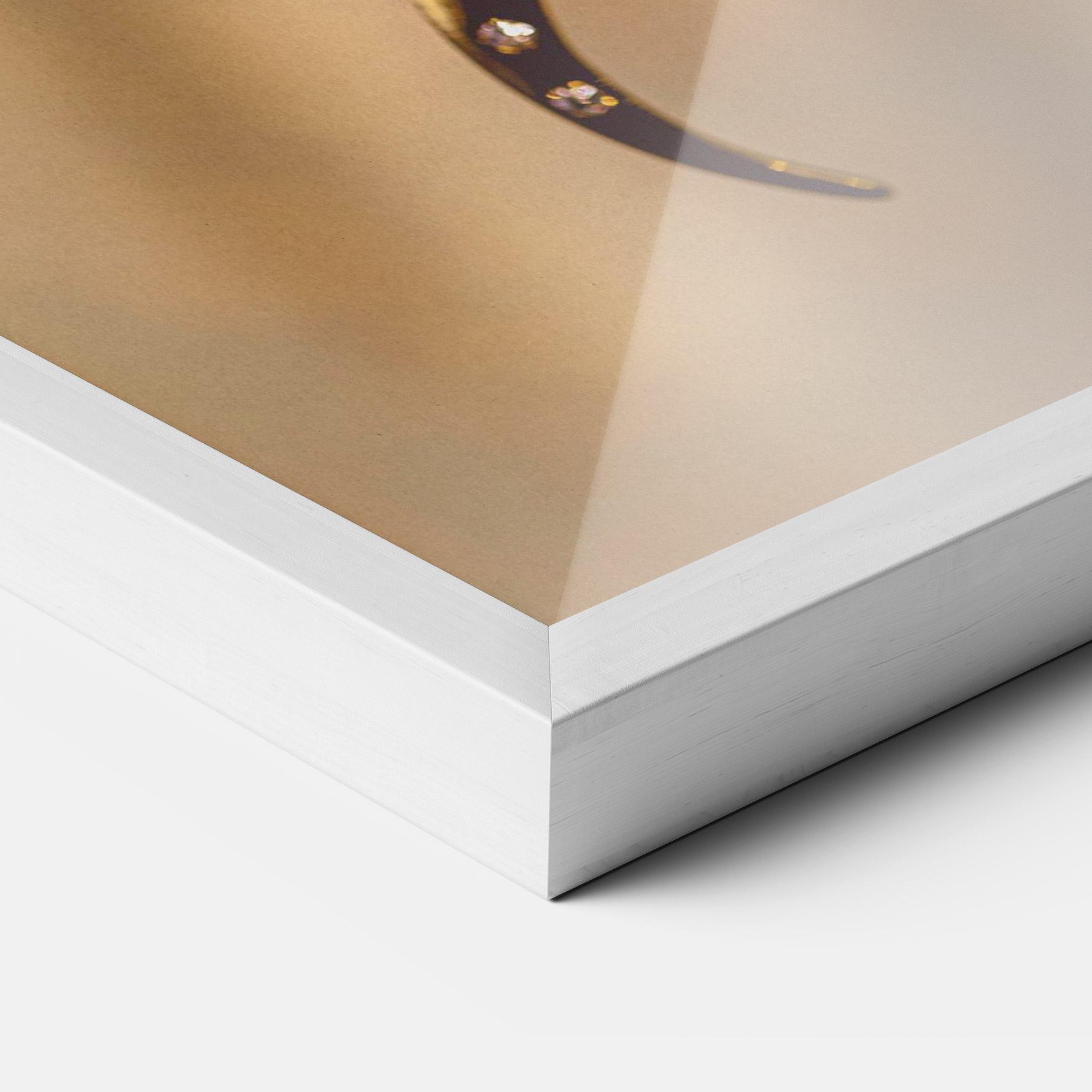 Plakat w Ramie Moon Blue Necklace mockup 3