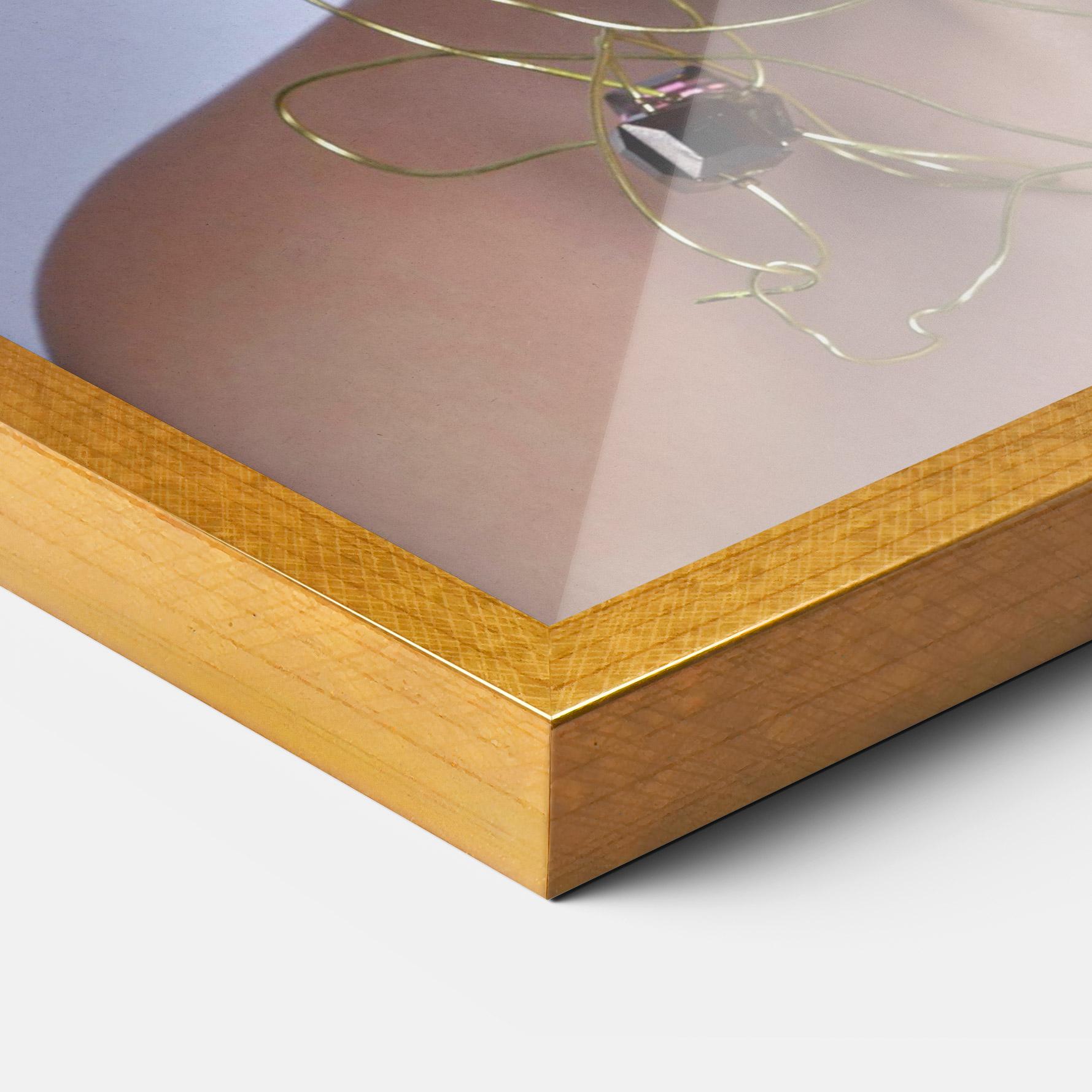 Plakat w Ramie Gold Abstract Accessory mockup 3