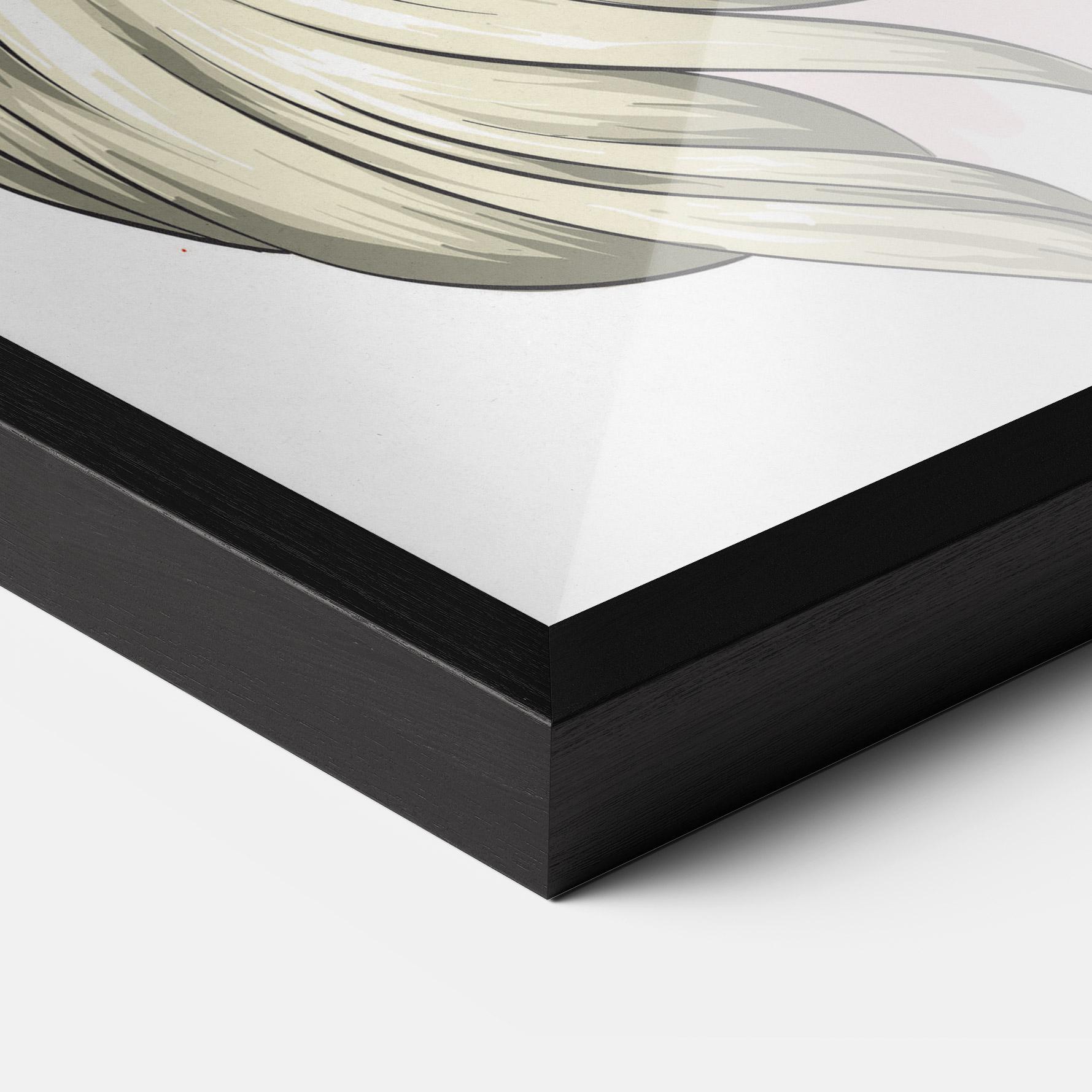 Plakat w Ramie Gold Crown Woman mockup 3