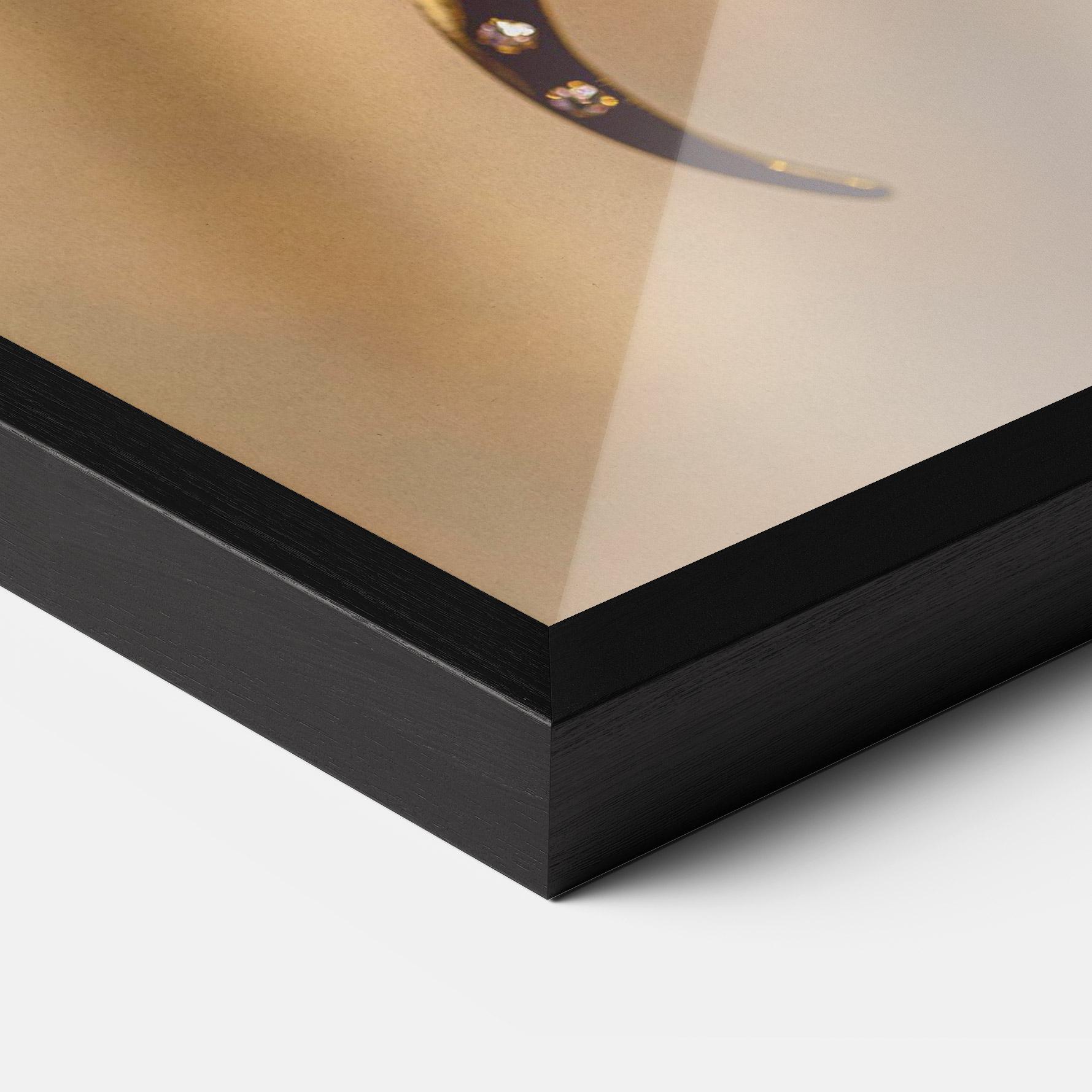 Plakat w Ramie Moon Blue Necklace mockup 3