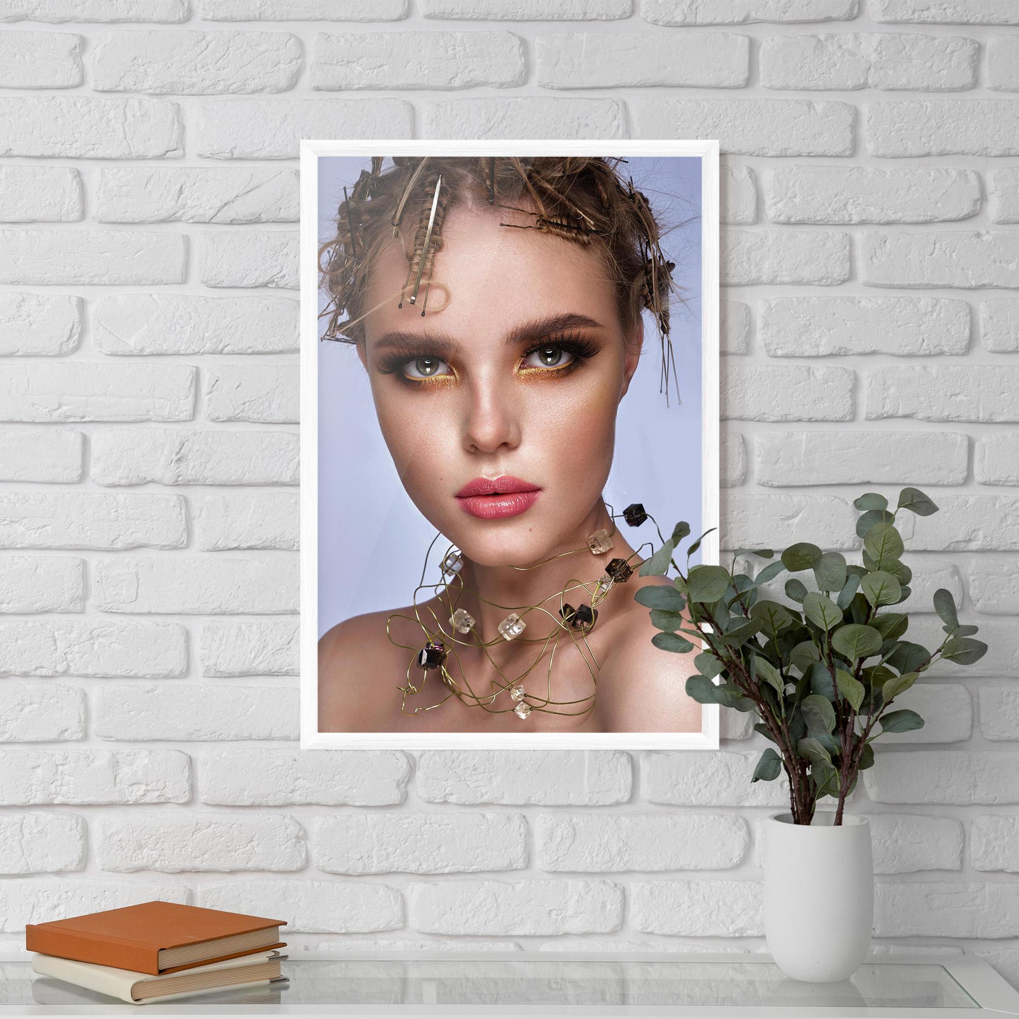 Plakat w Ramie Gold Abstract Accessory mockup 5