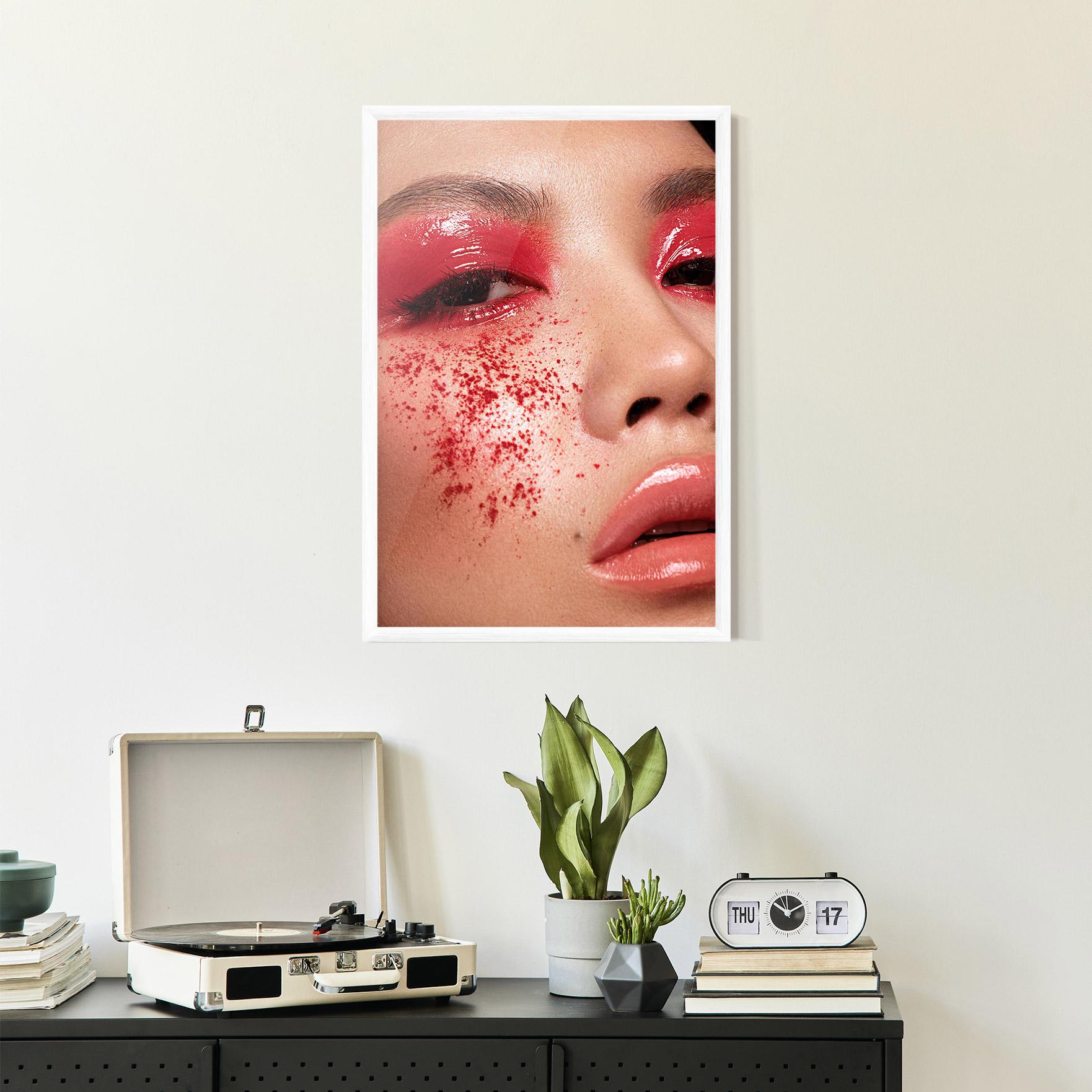 Plakat w Ramie Pretty Asian Makeup mockup 2